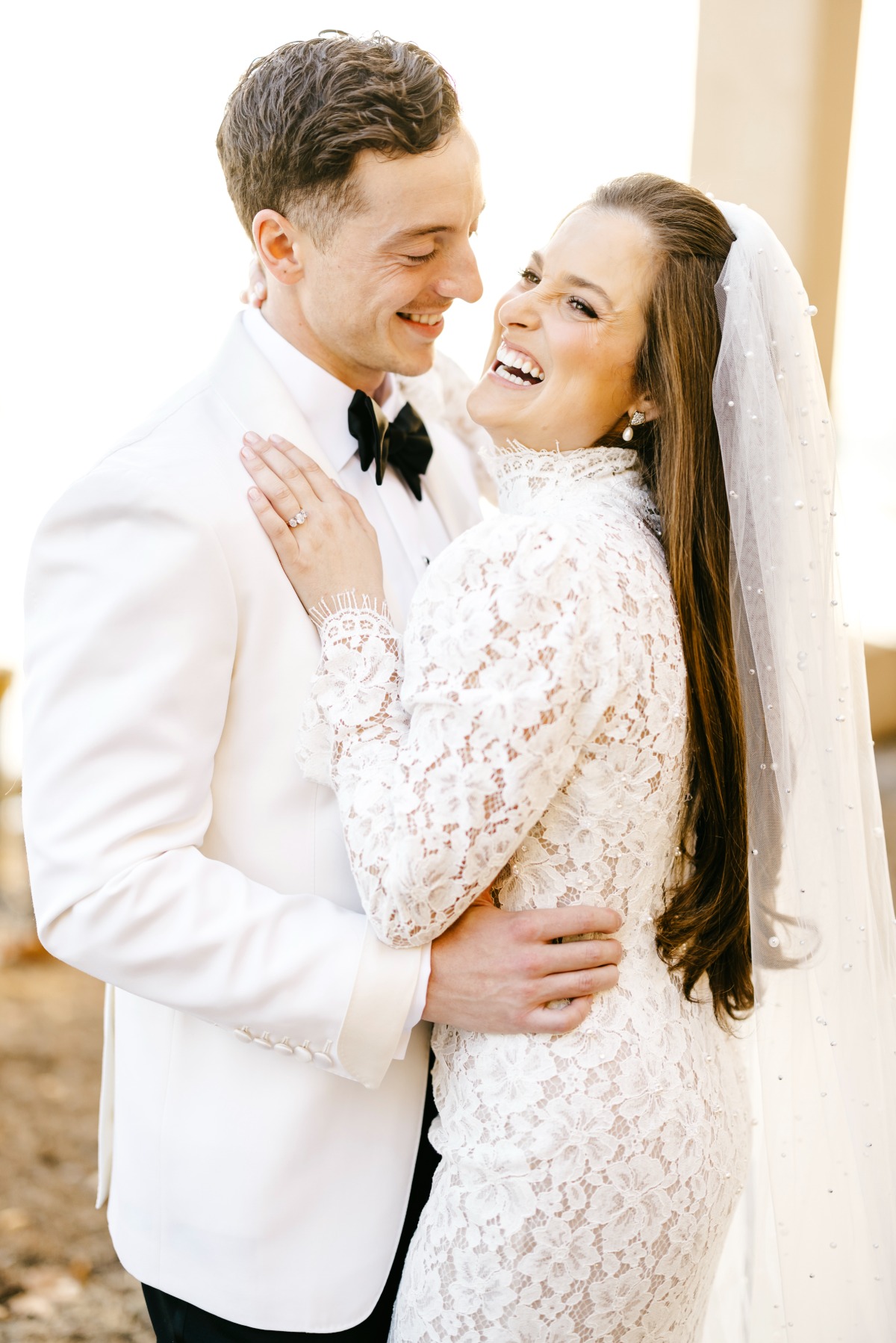 chic modest wedding gown
