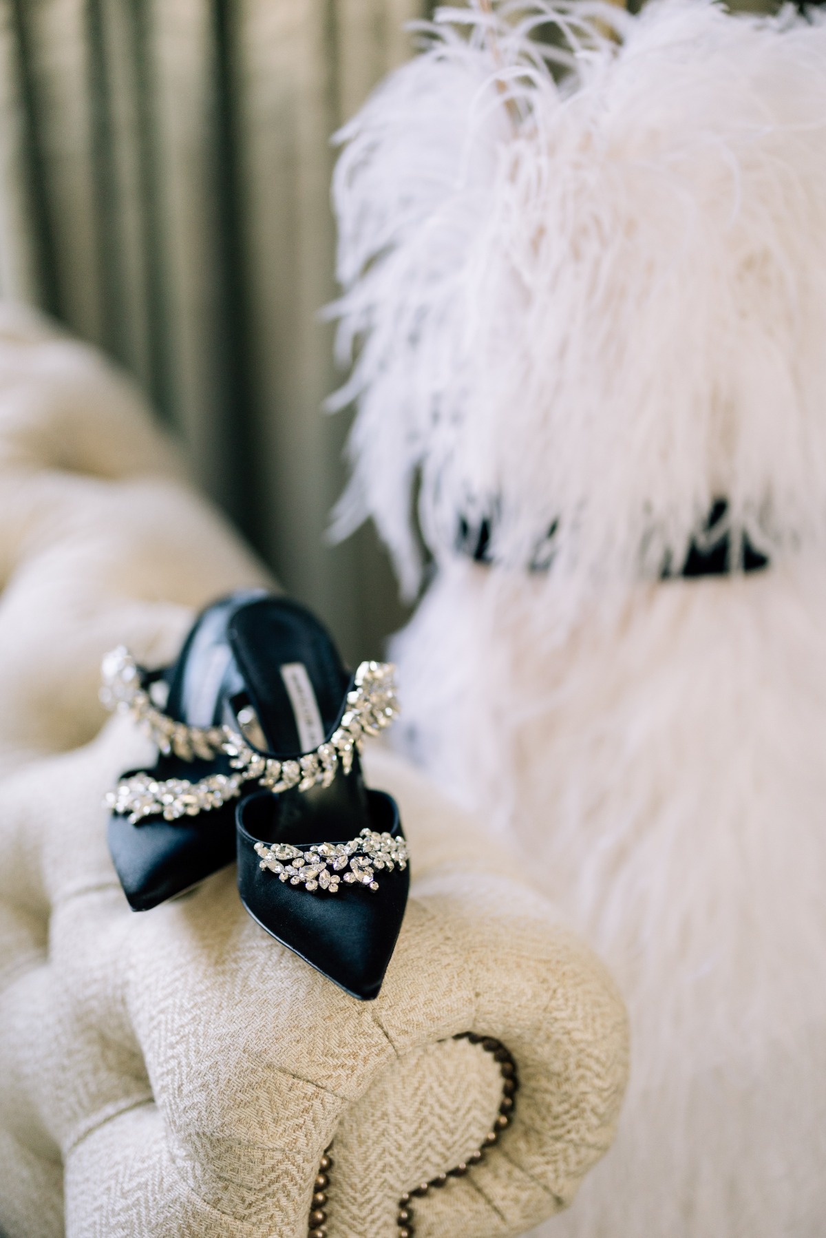 black manolo blahnik shoes for wedding