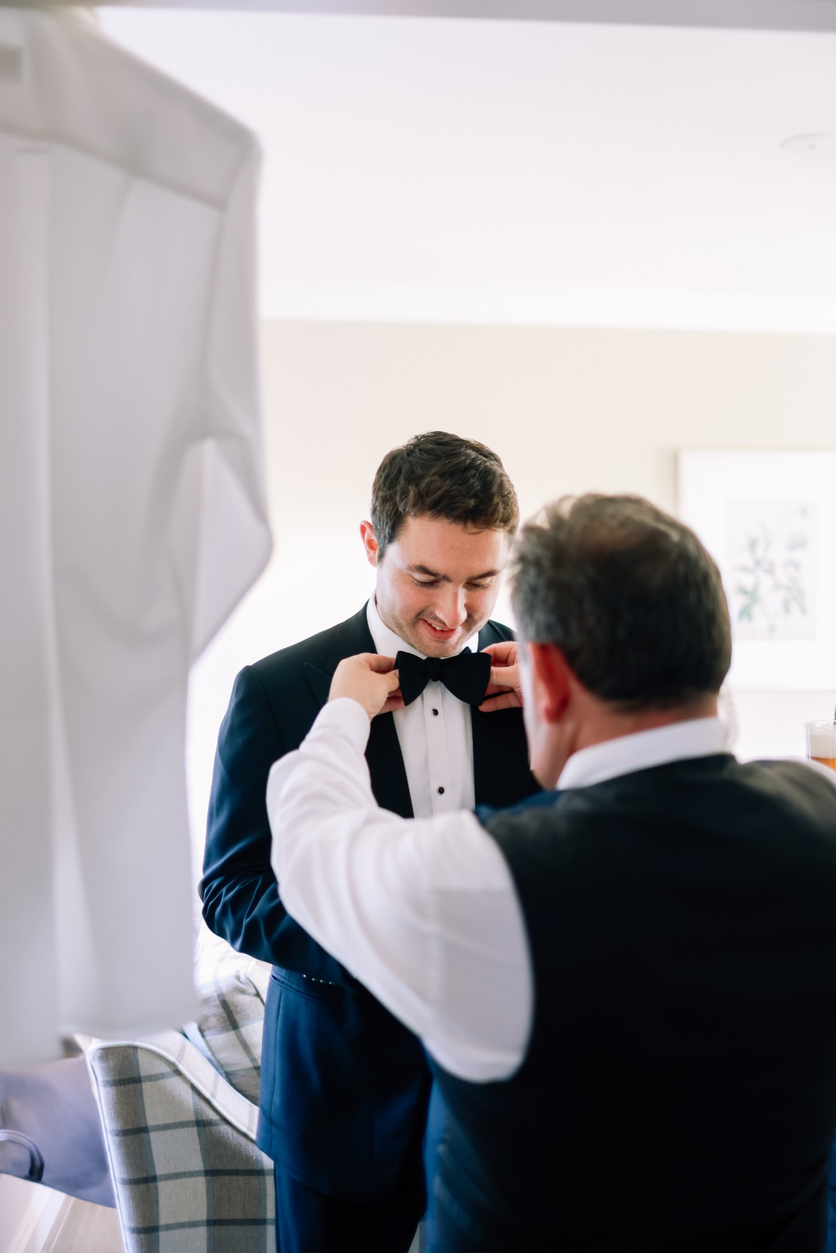 groom getting ready photo