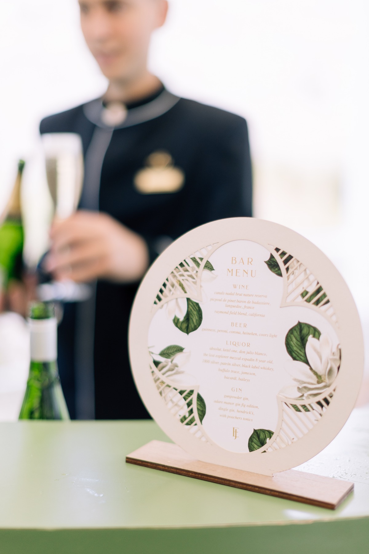 irish beer sign for wedding