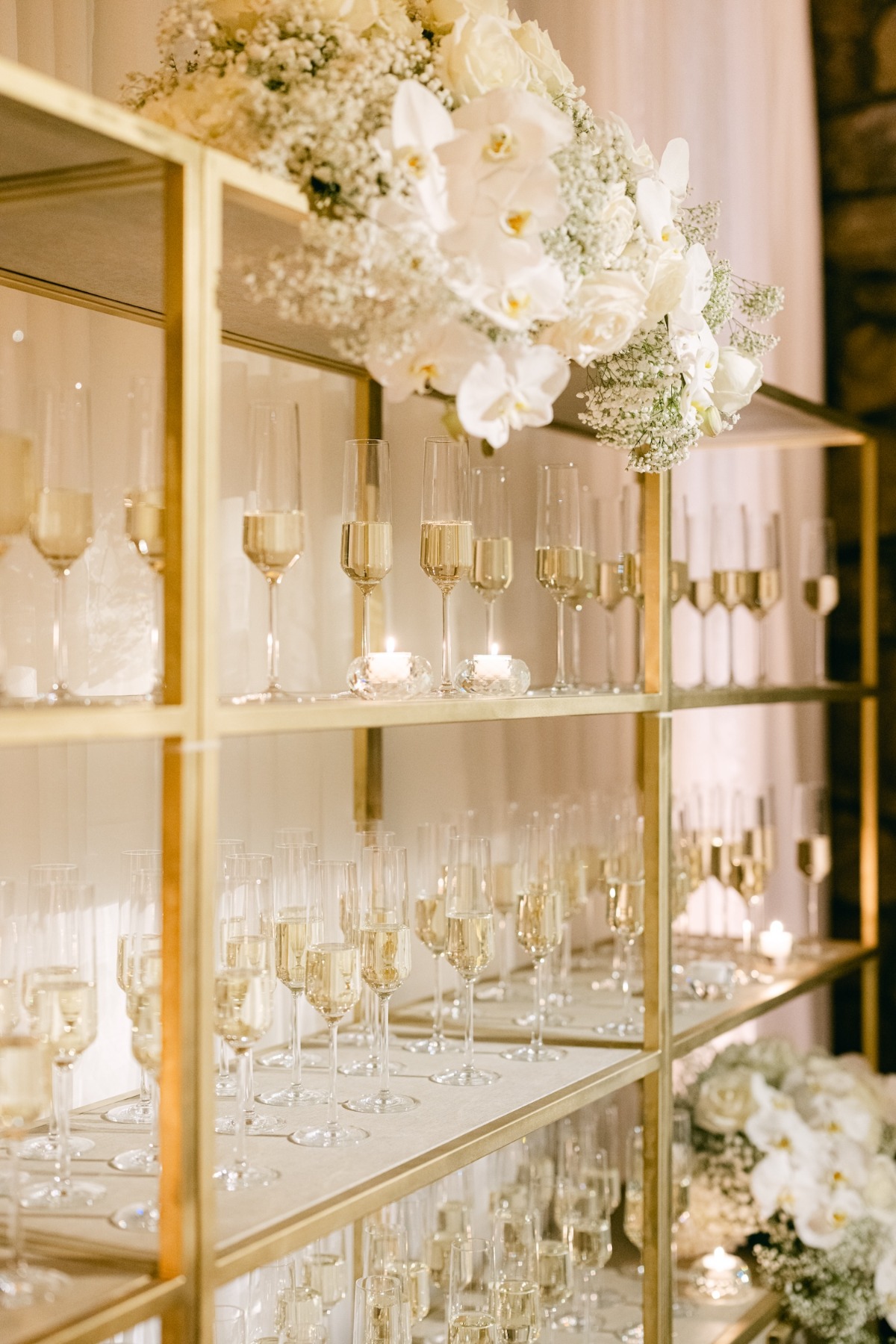 champagne wall