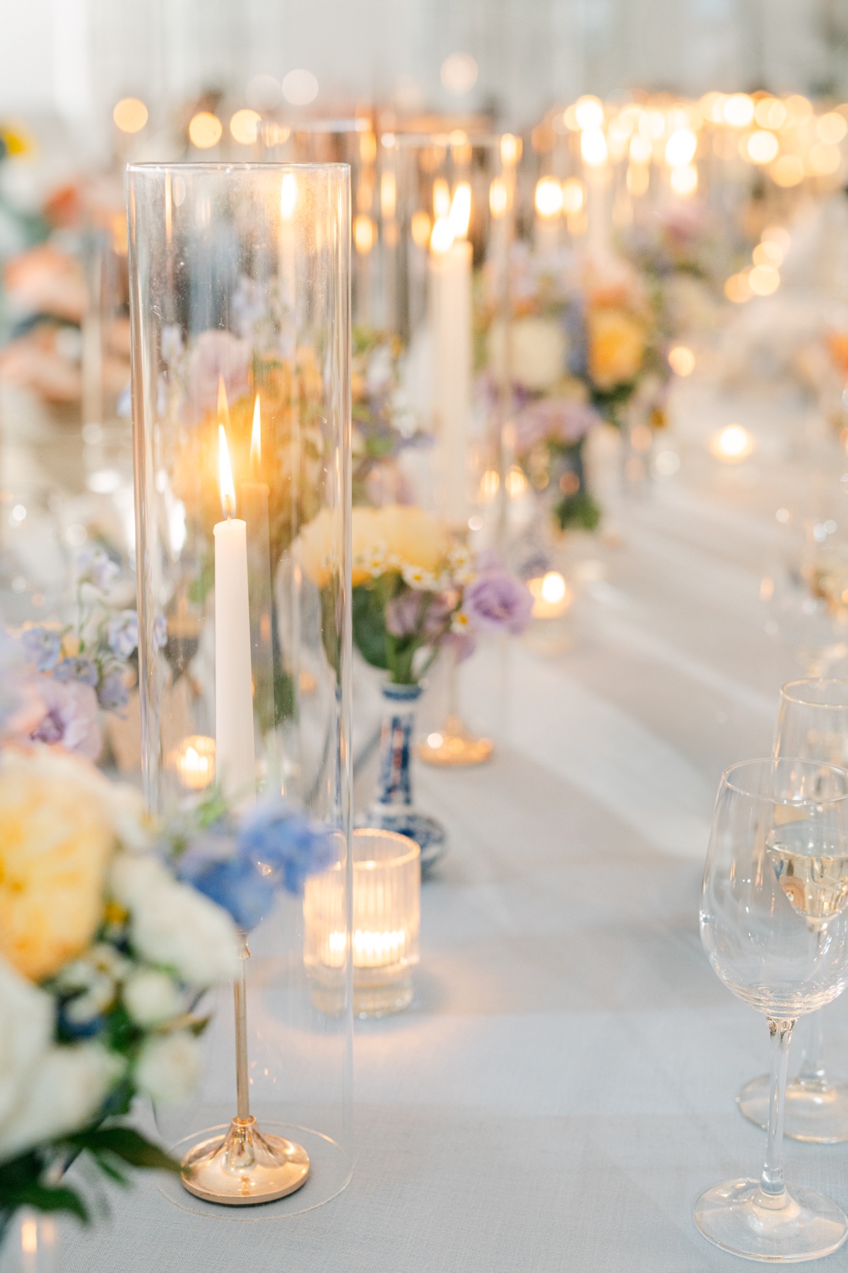 candlelight ideas for wedding reception