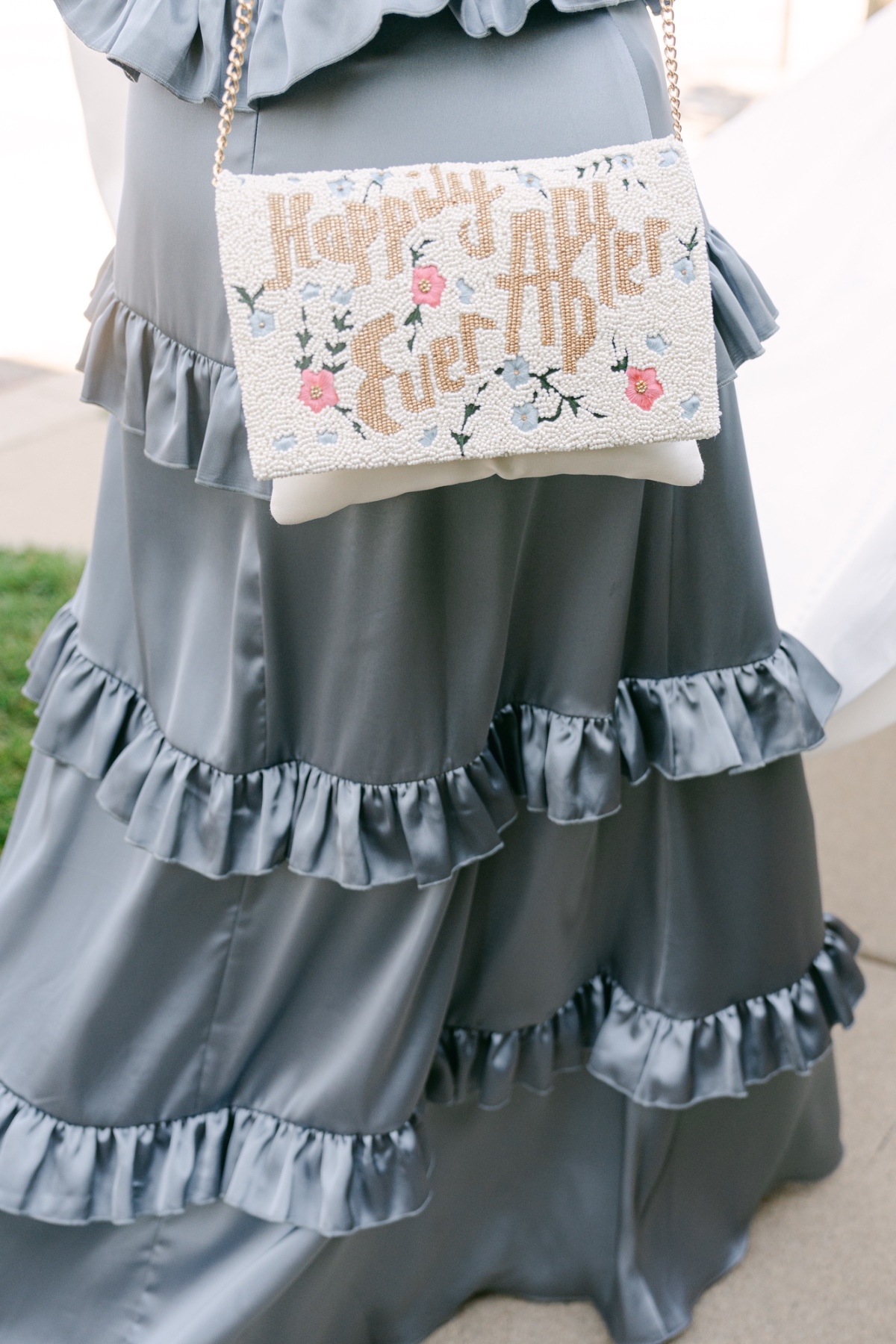 happily ever after bridal clutch