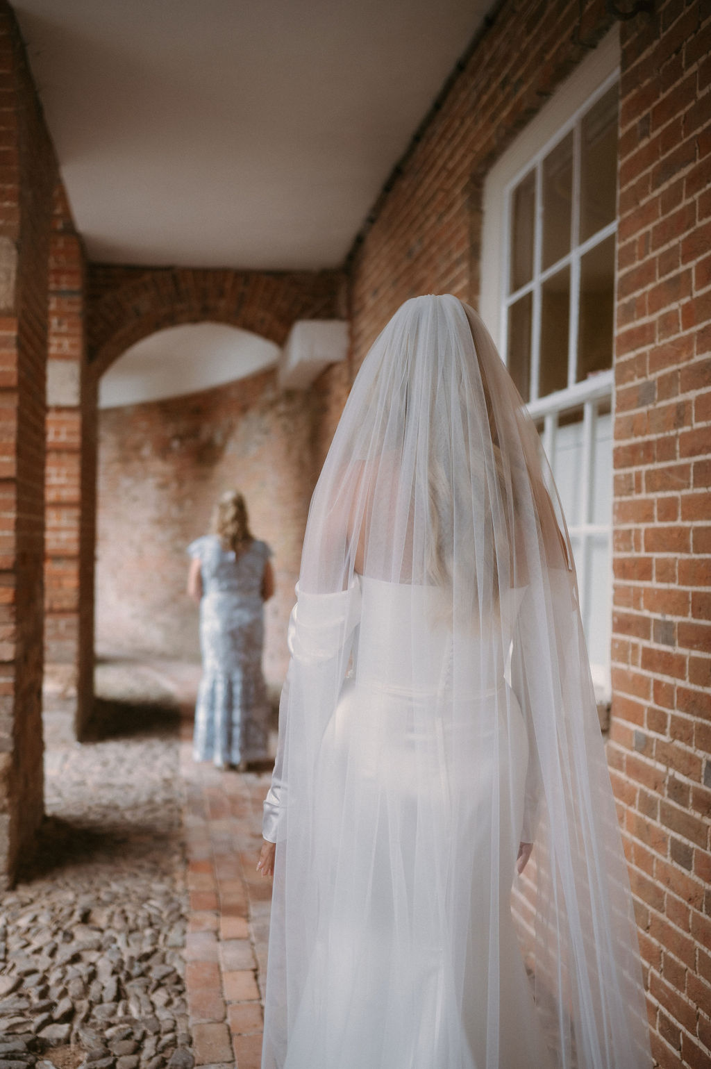 simple cathedral length veil