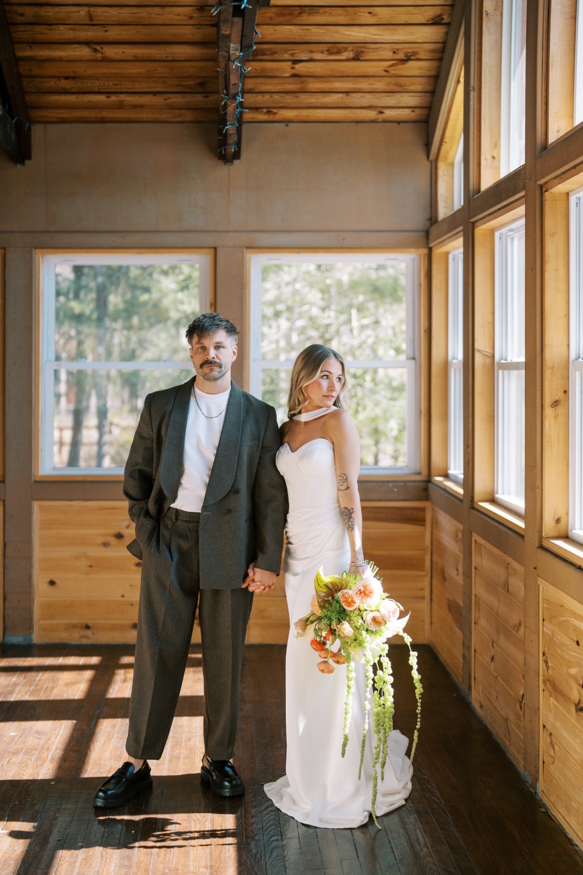 modern wedding attire for groom