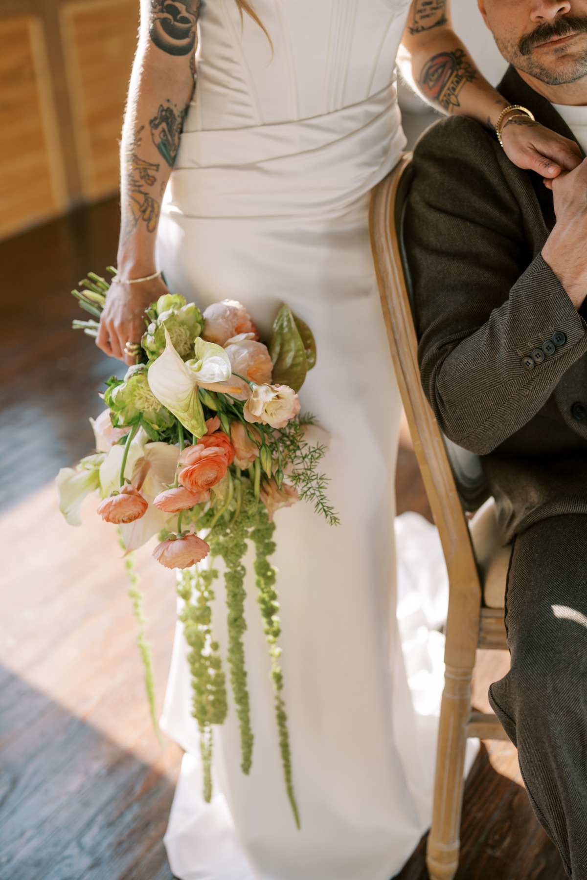 tattooed bride