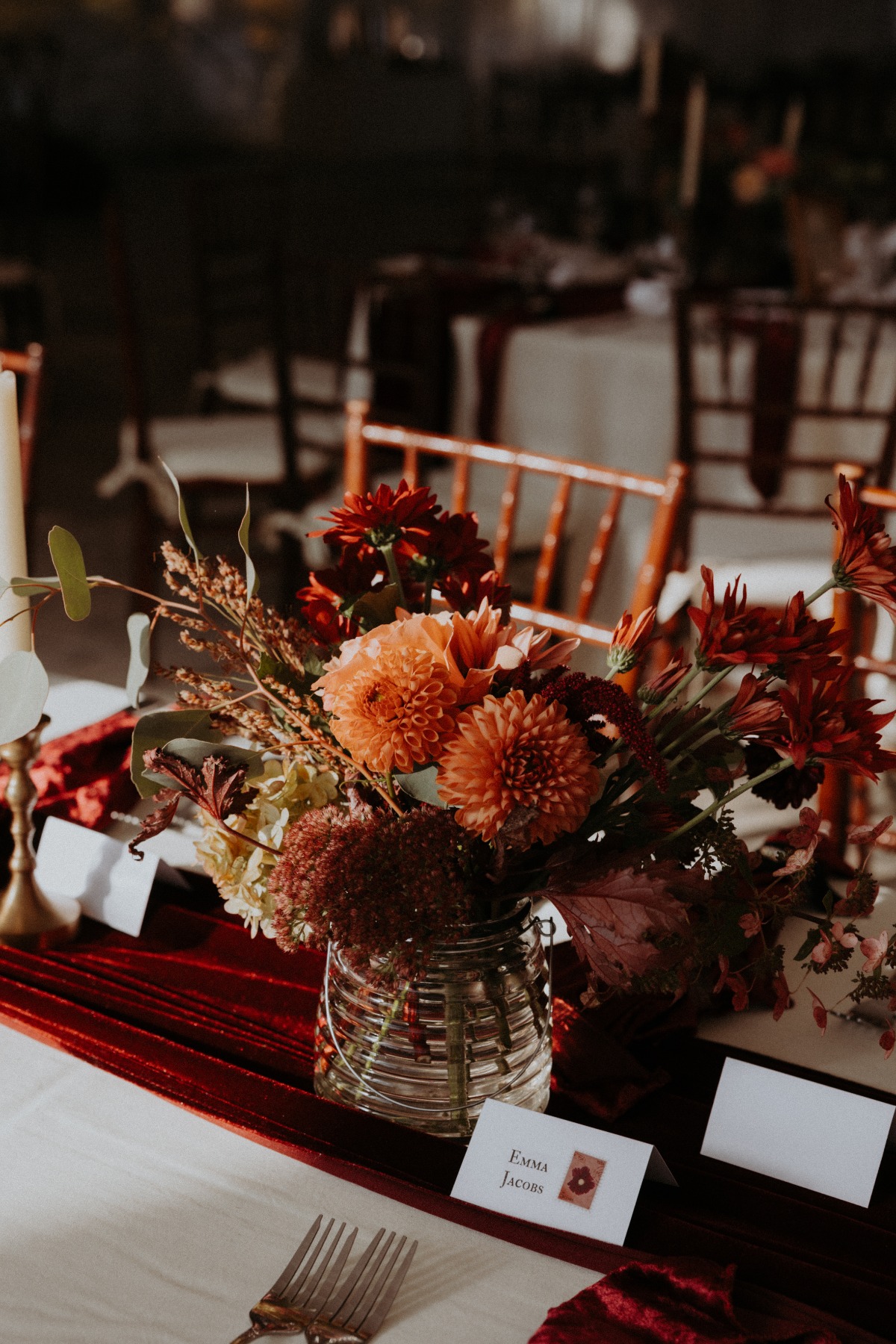 fall wedding flowers