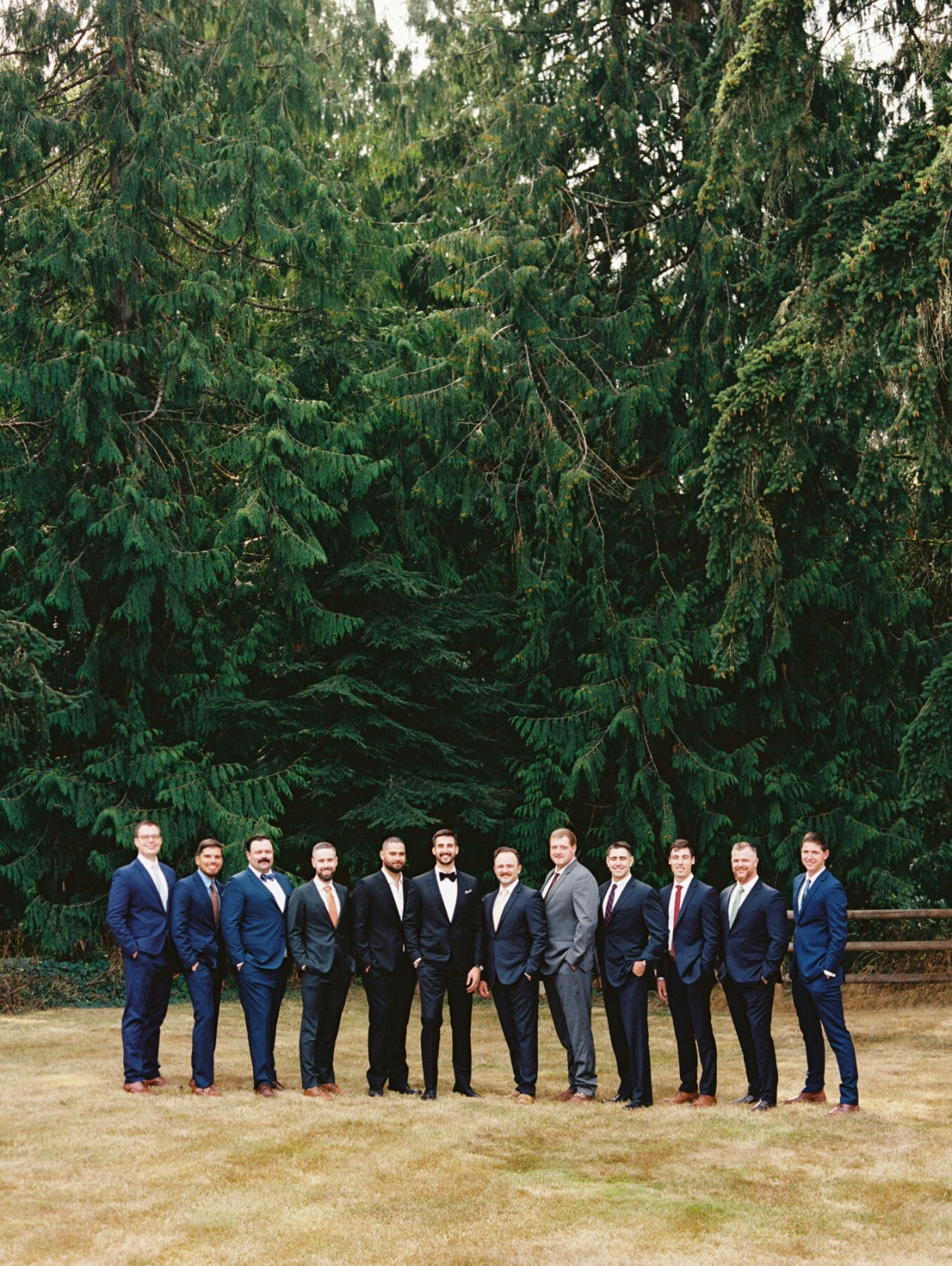 blue groomsmen suits
