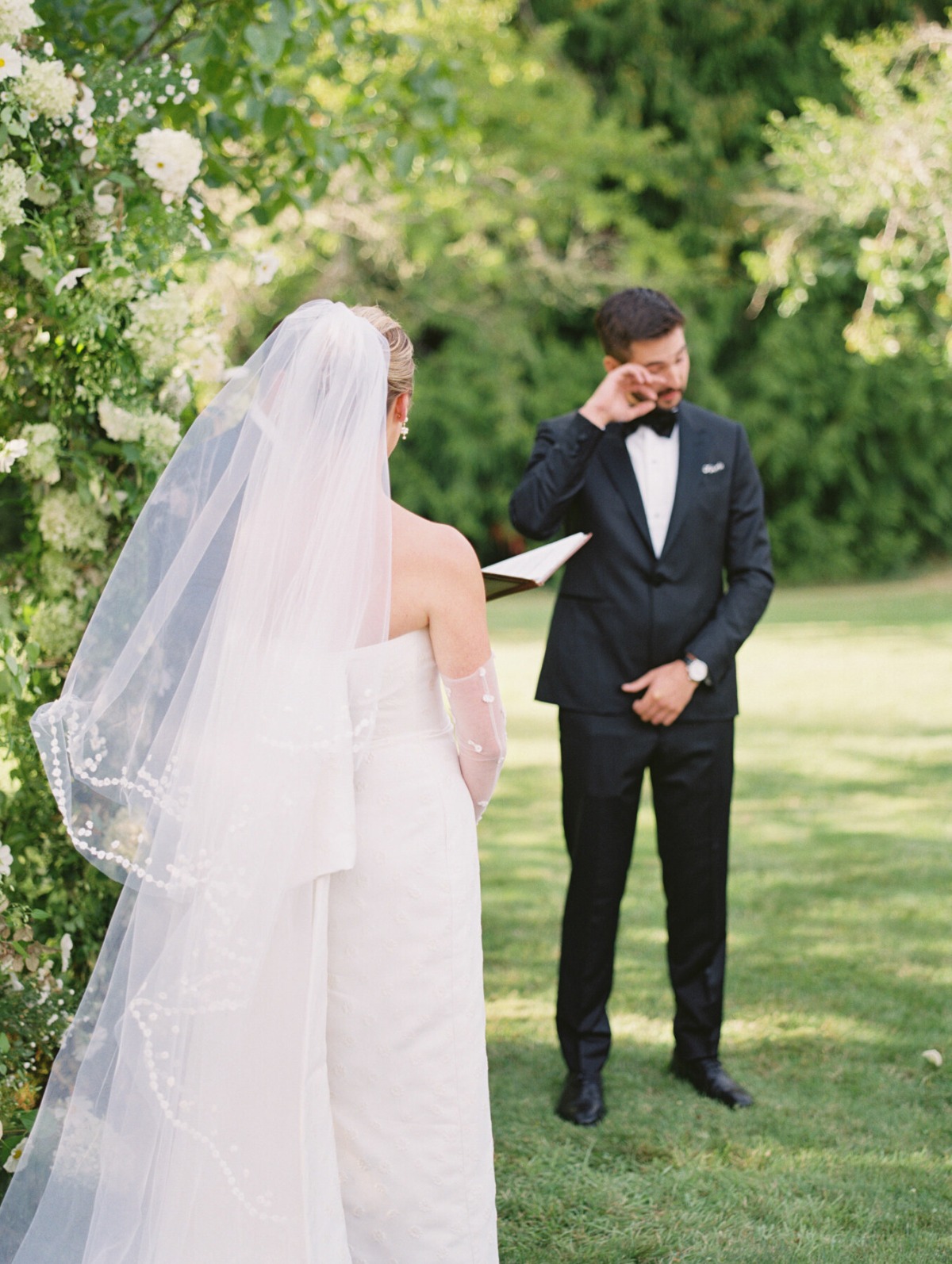 opera length bridal gloves