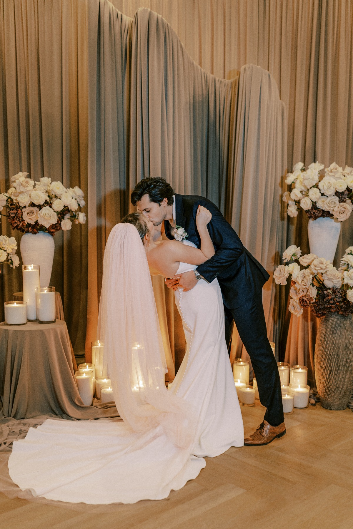 wedding ceremony draping