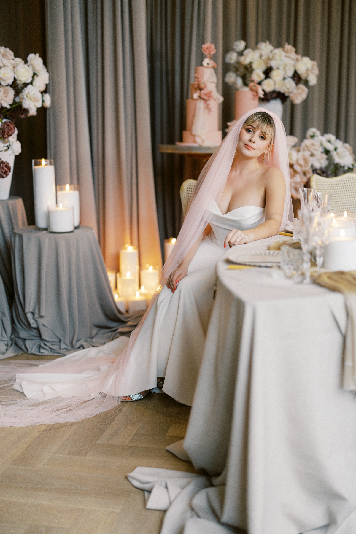 rose-inspired wedding