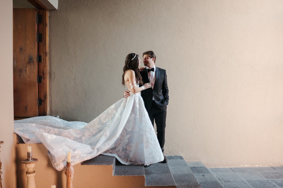 Cinderella-inspired wedding dress