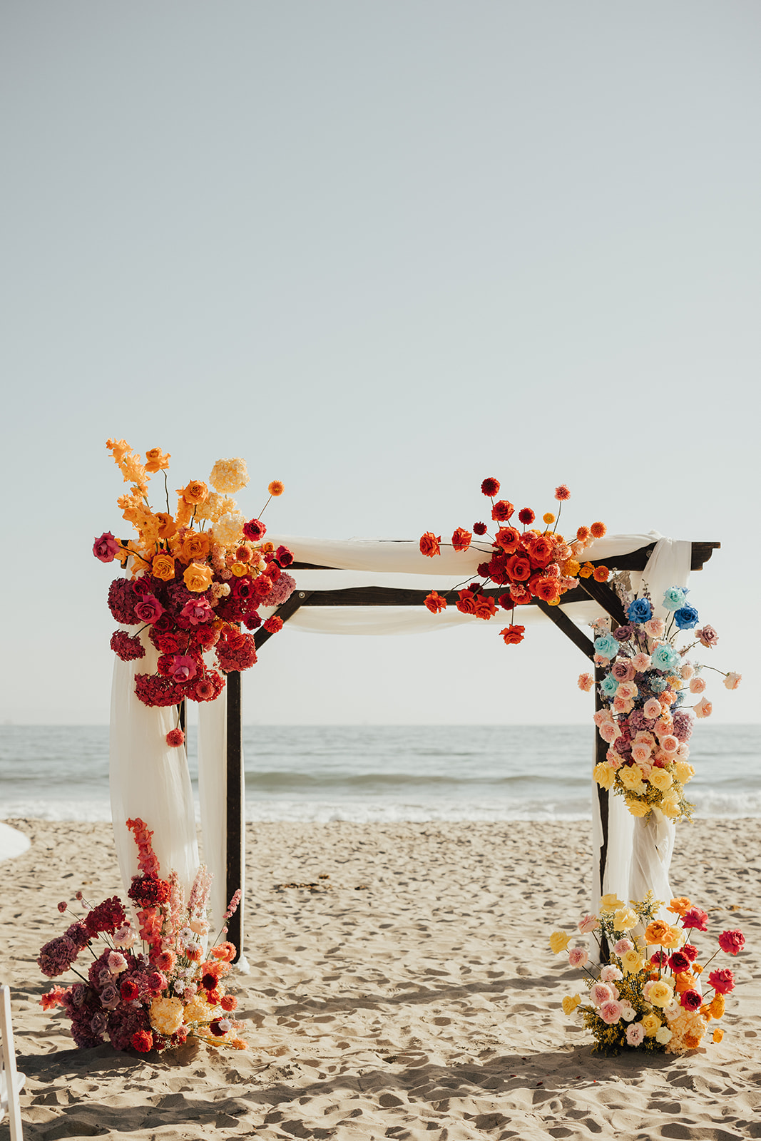 rainbow beach wedding ideas