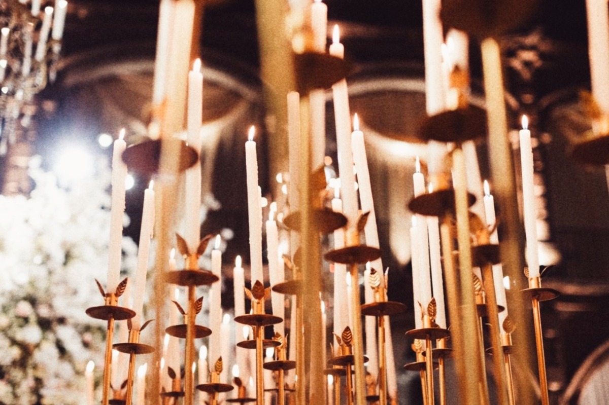 candlelight for wedding