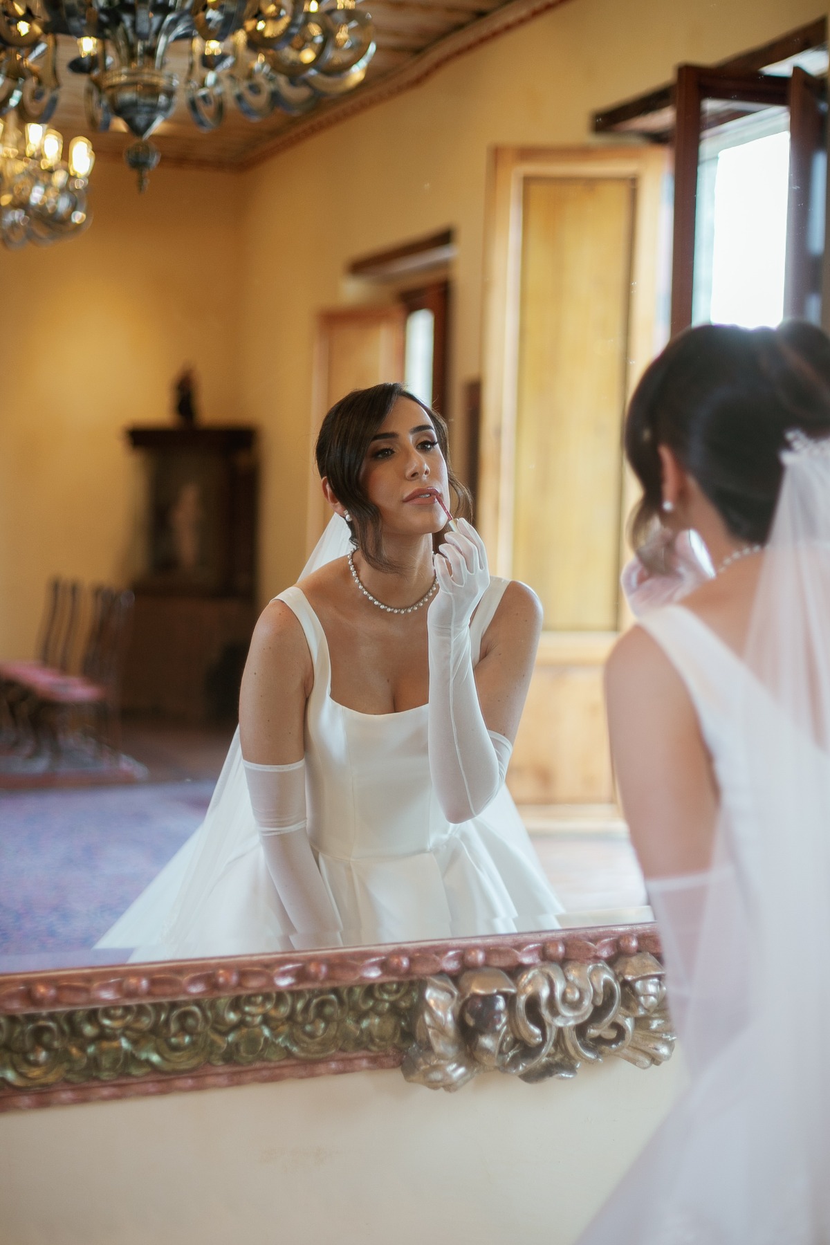 glam wedding makeup