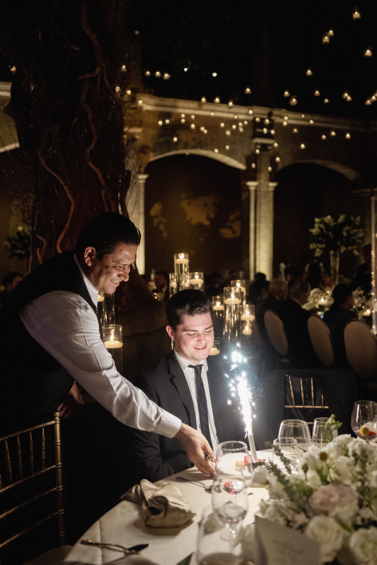 cold sparkler dessert