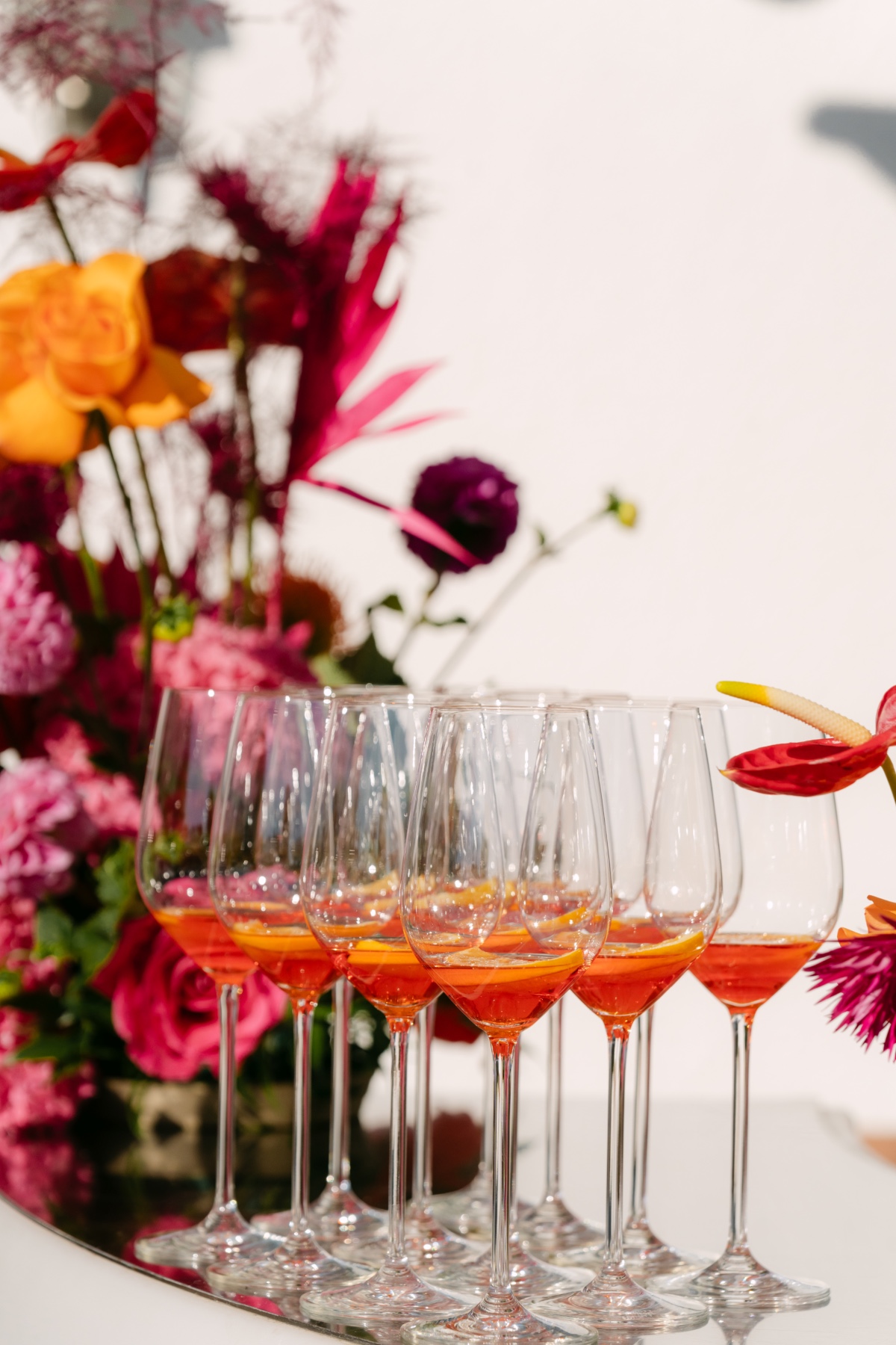 aperol spritz custom wedding cocktail