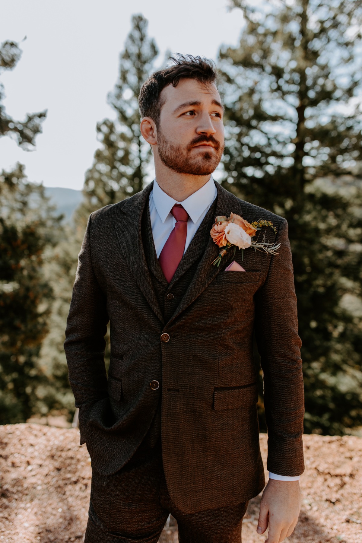 fall looks for the groom