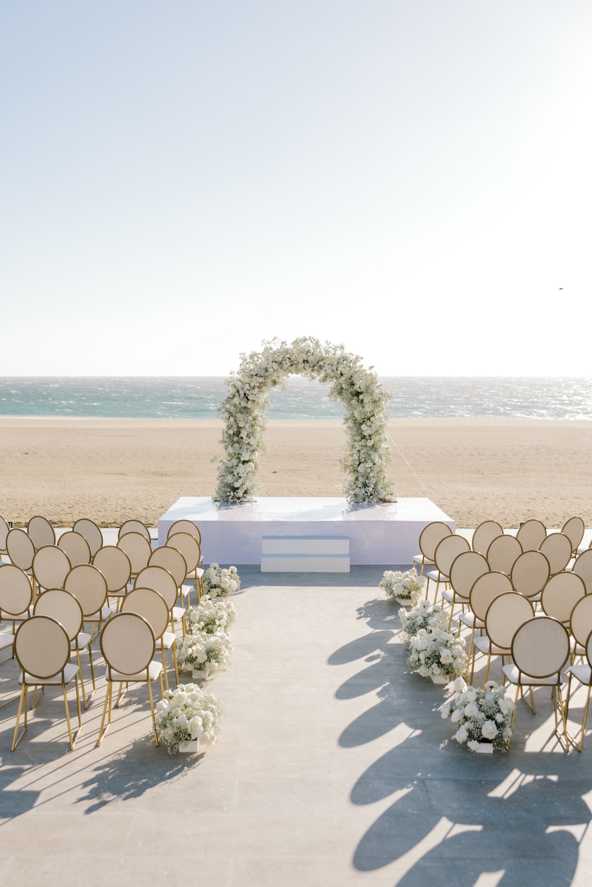 modern beach wedding inspiration