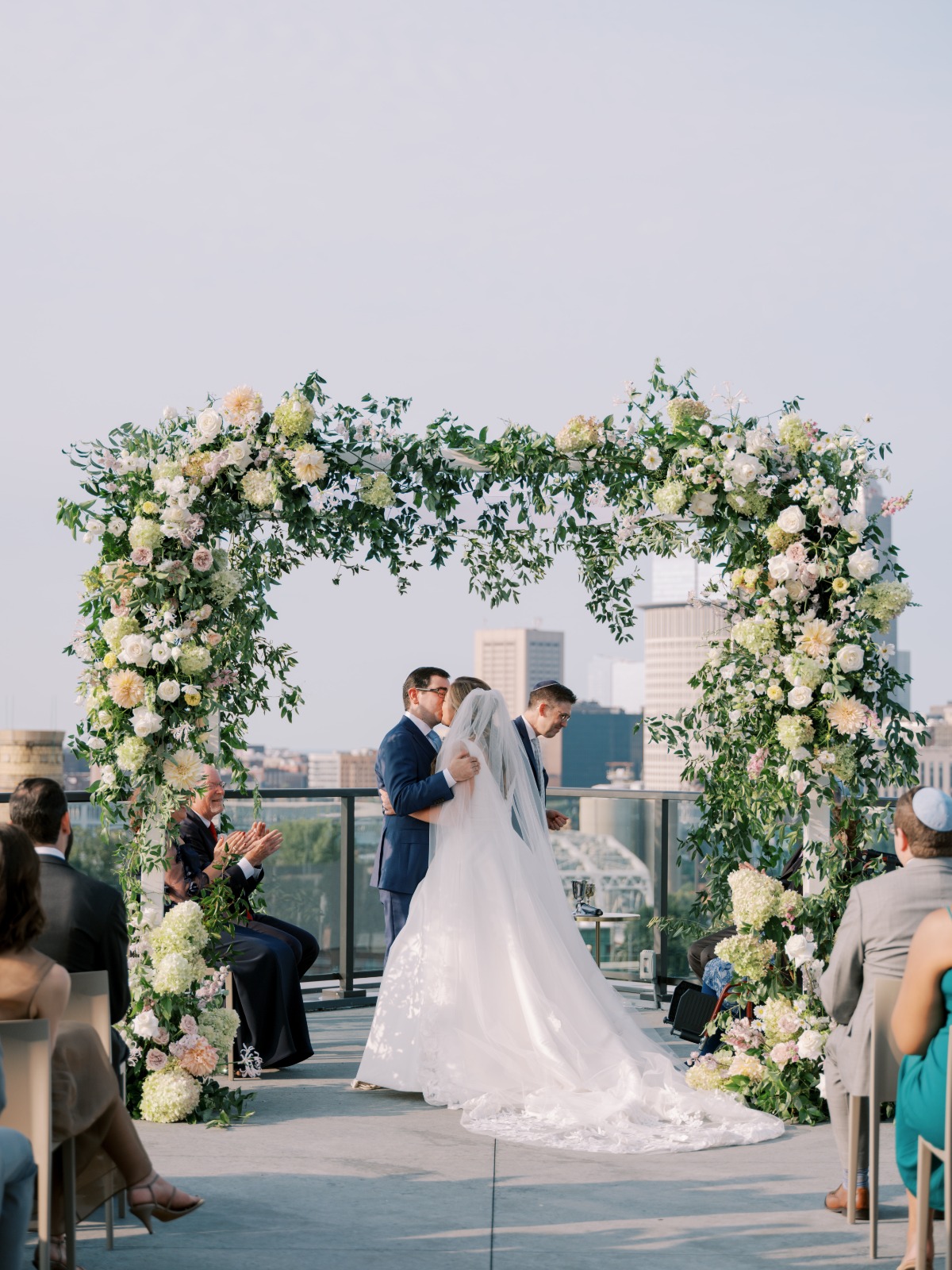 floral chuppah 