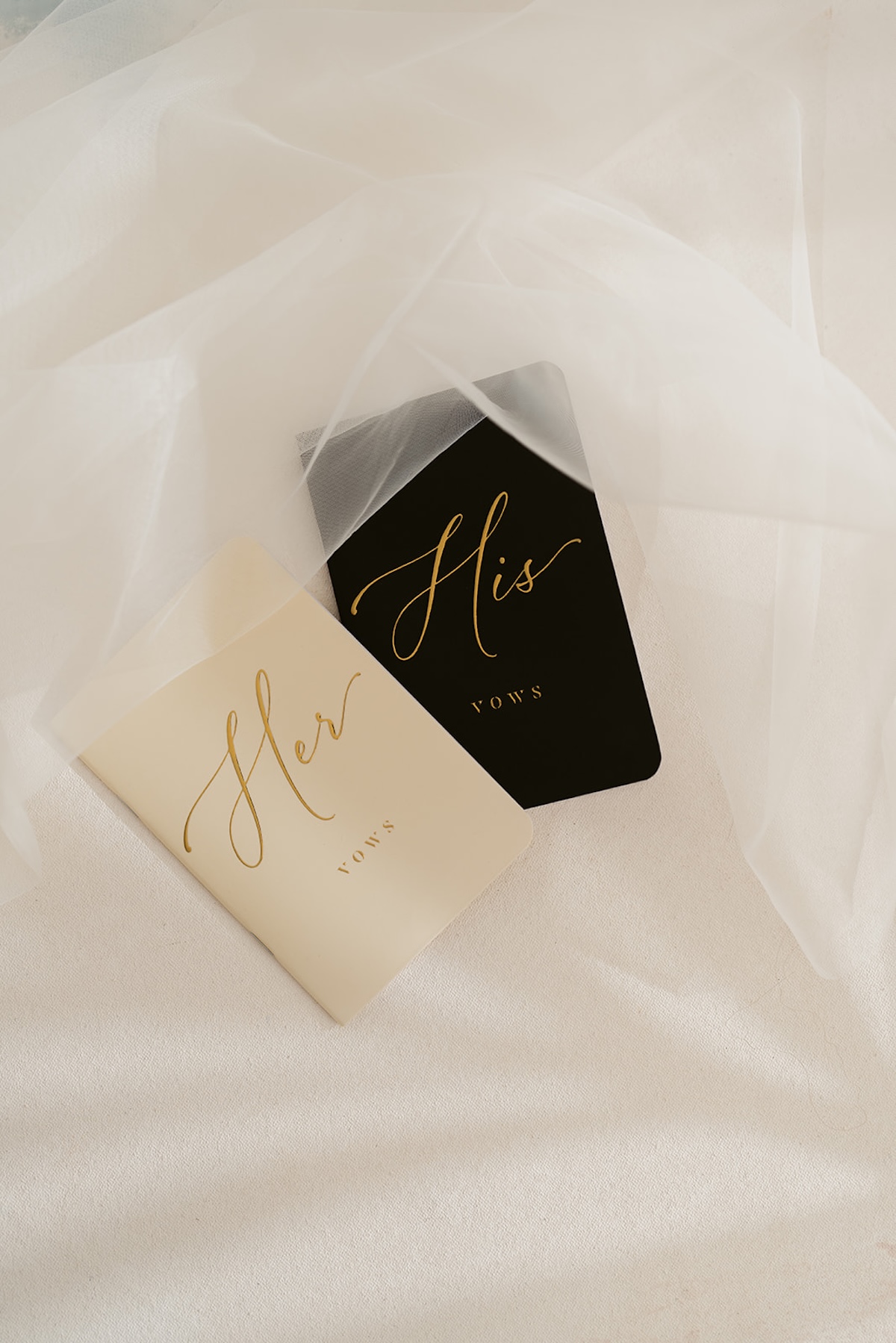 vow books in a really nice lookign flatlay
