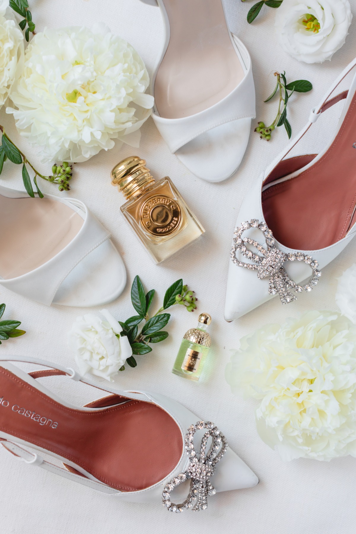 rhinestone bow wedding shoes