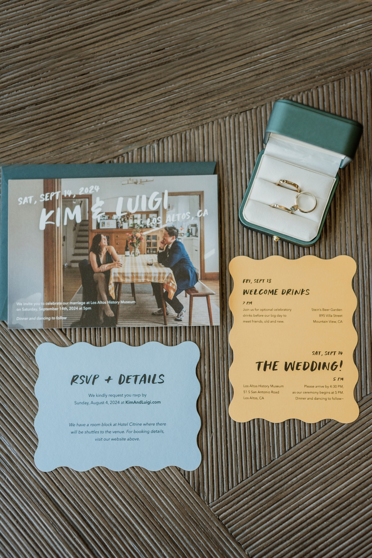 modern wedding invitations