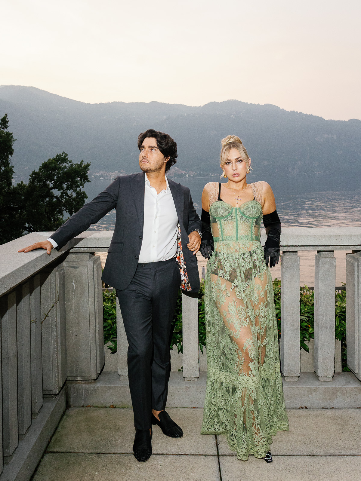 green lace dress for wedding reception 