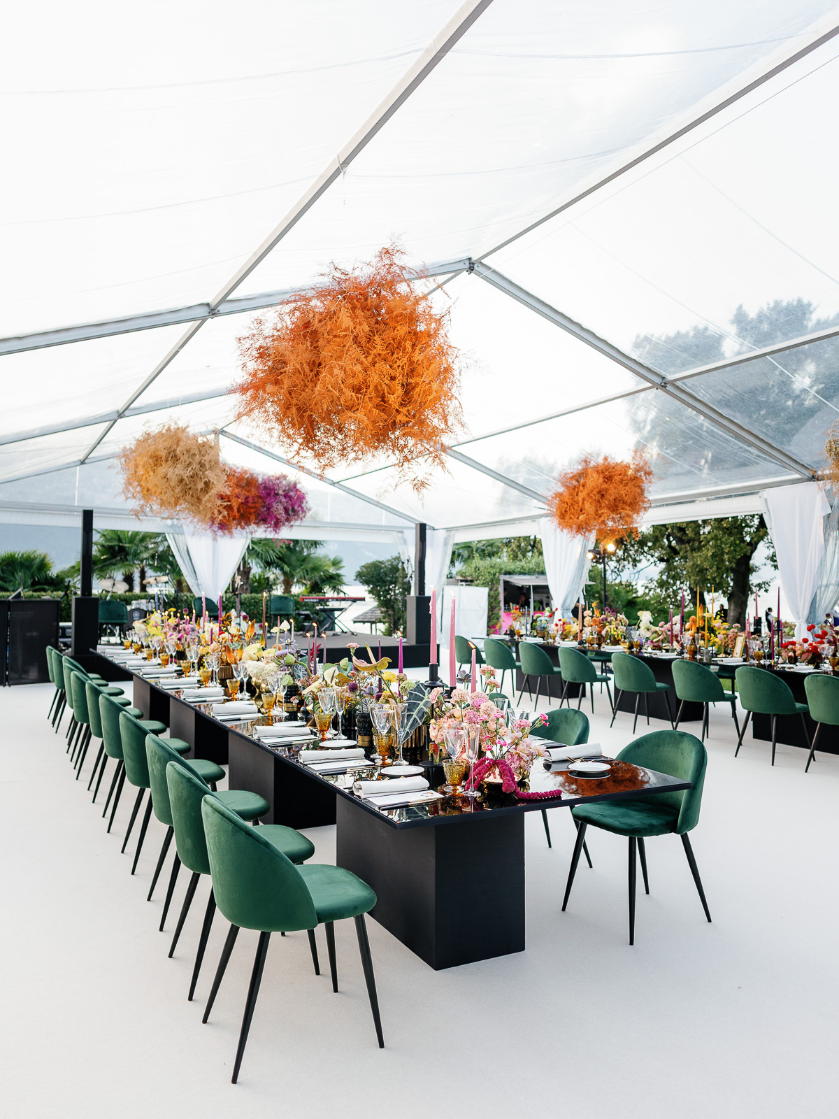 green velvet furniture