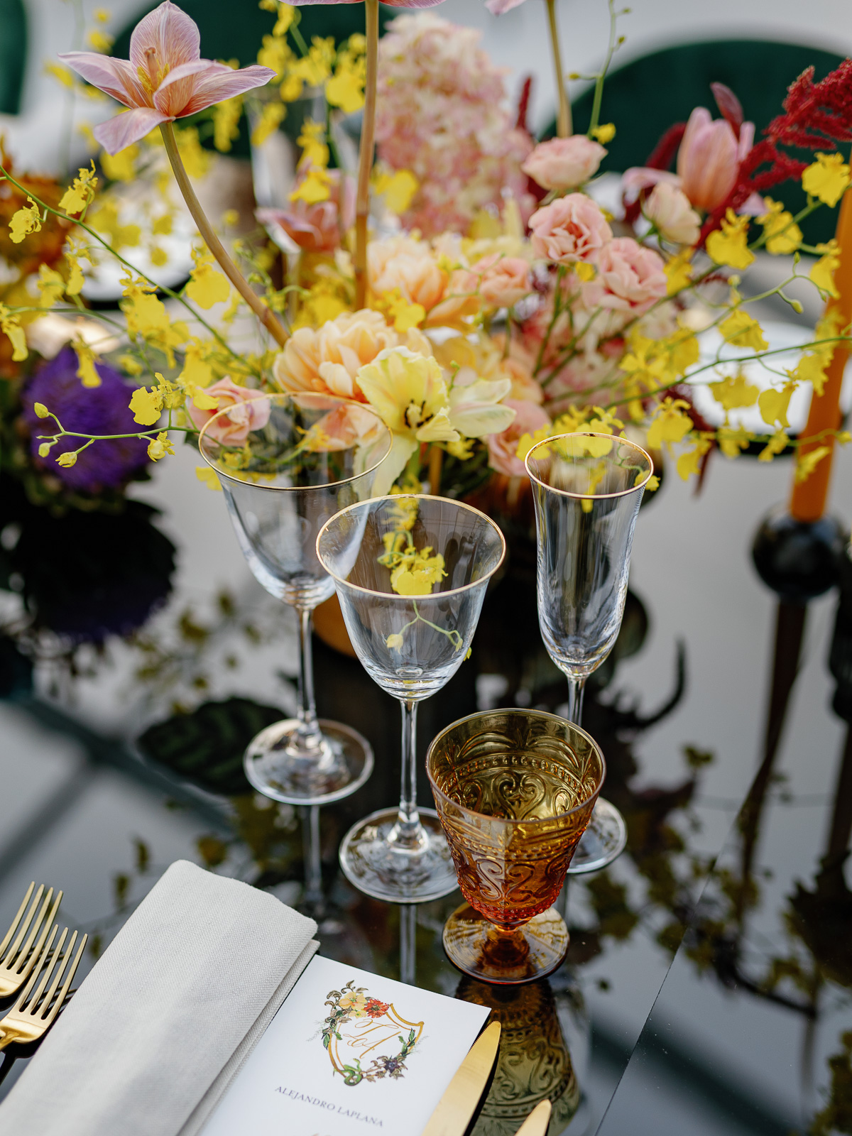 vintage wine glasses