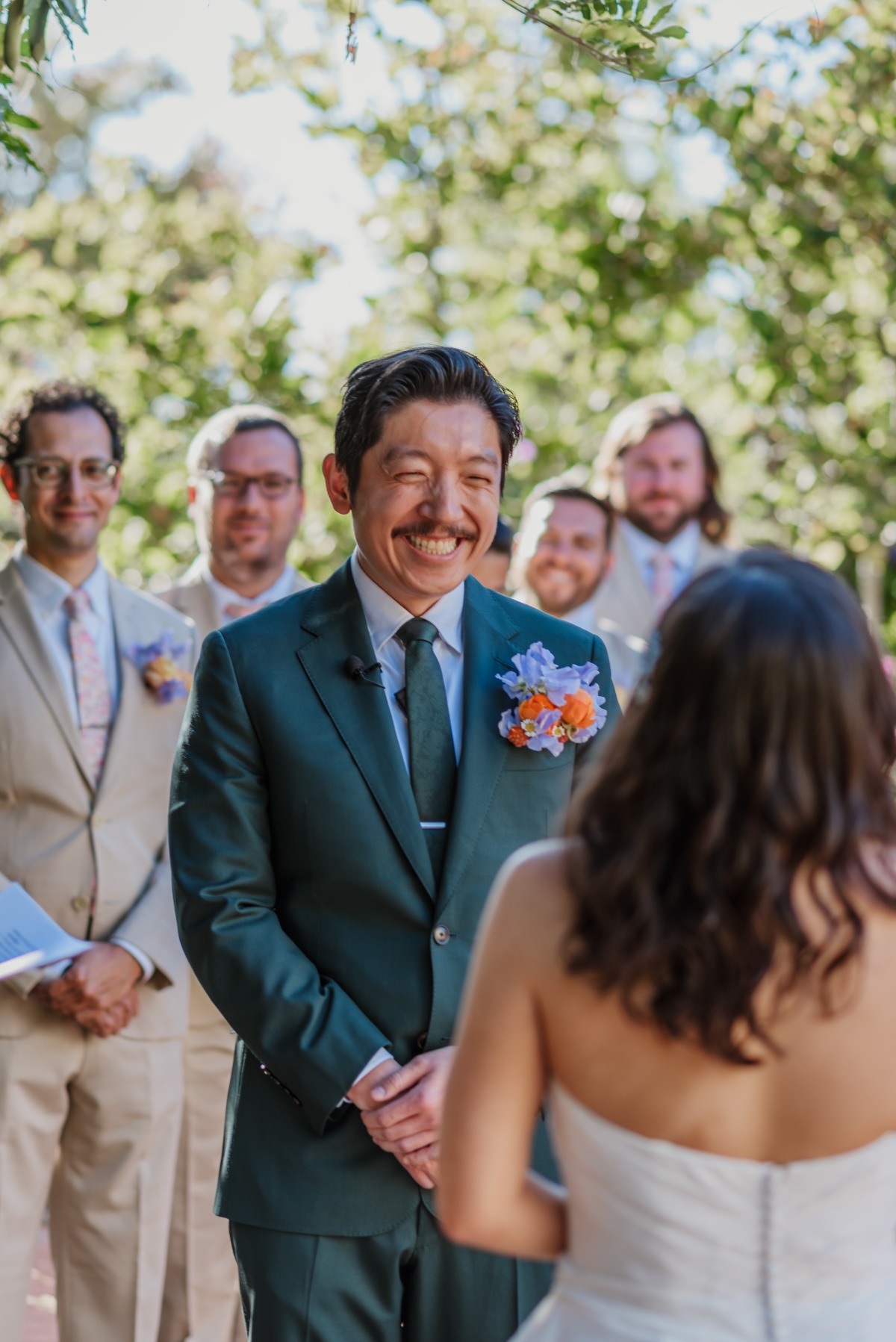 floral pocket square for wedding