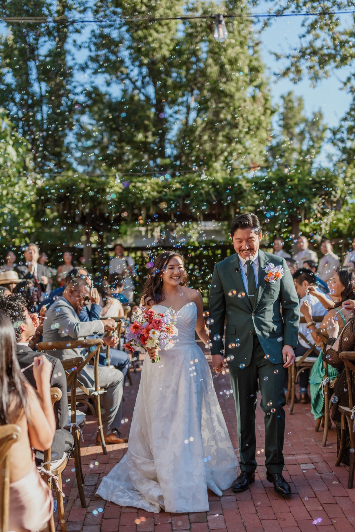 bubble exit for wedding ceremony