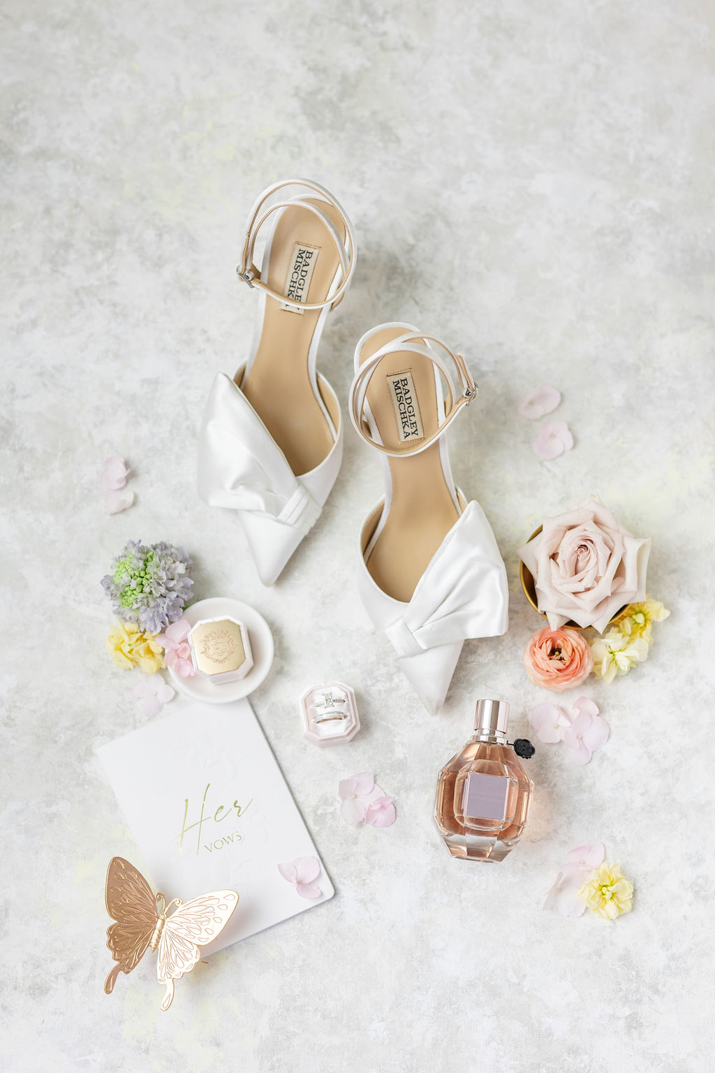 bow bridal pumps