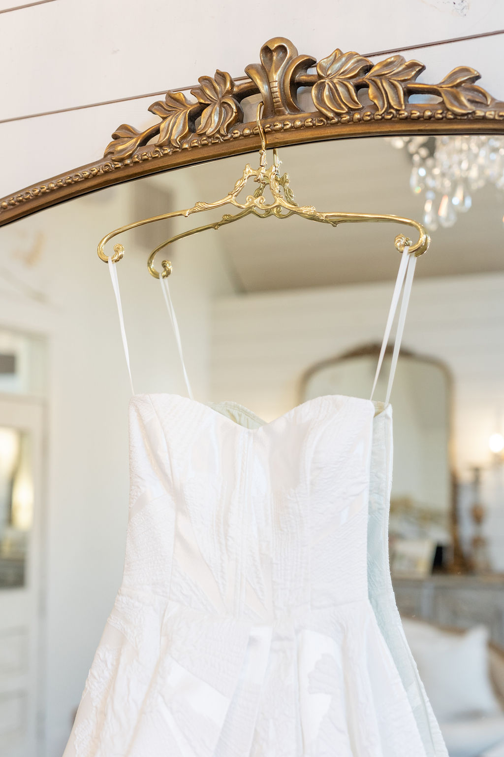 gold bridal hanger