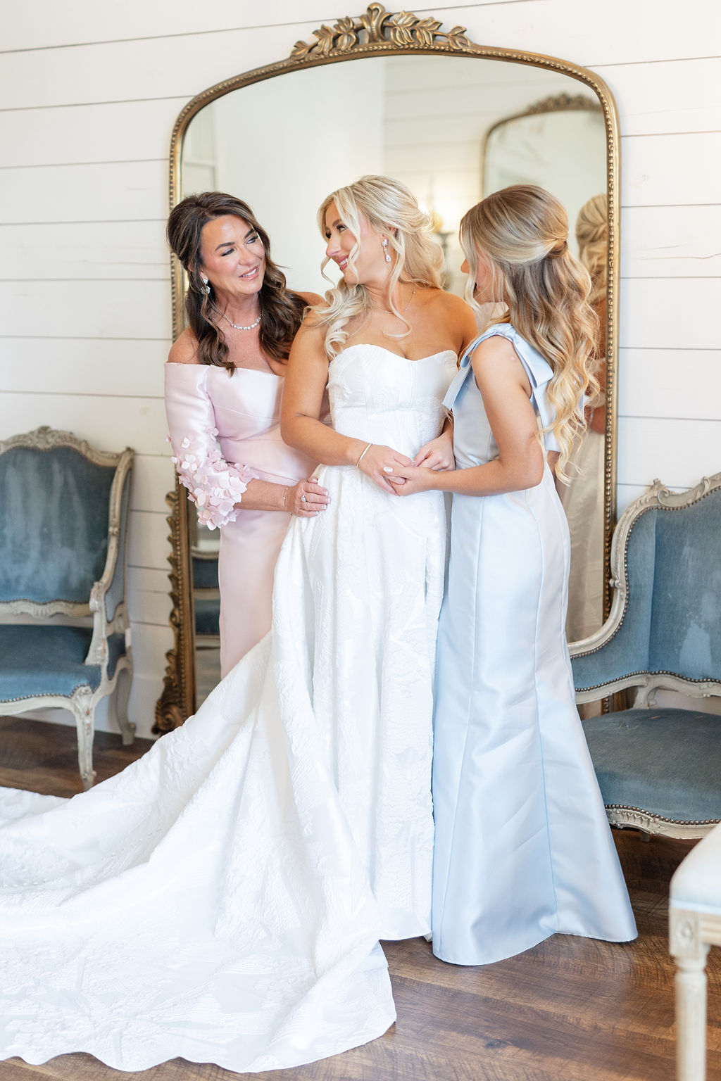 pink mother of the bride dress
