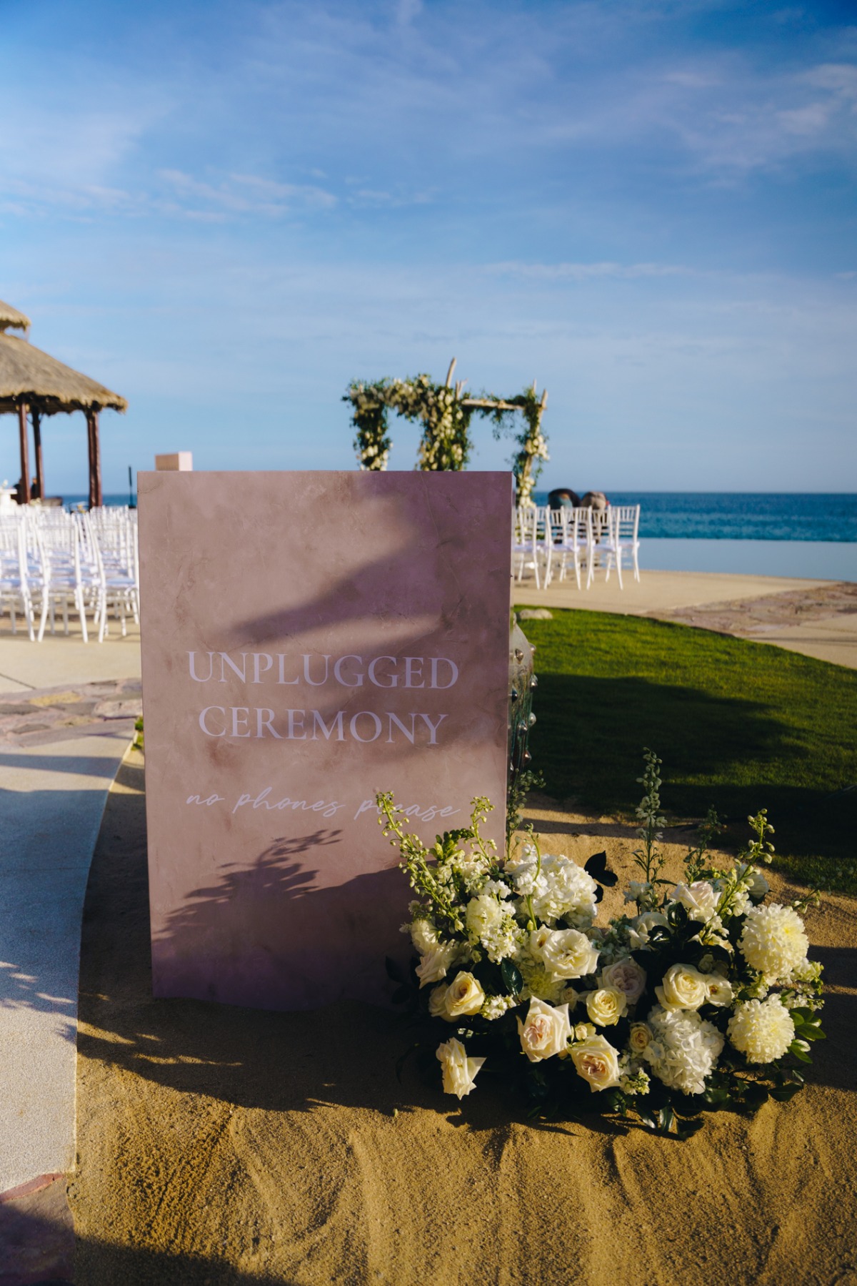 custom unplugged ceremony sign