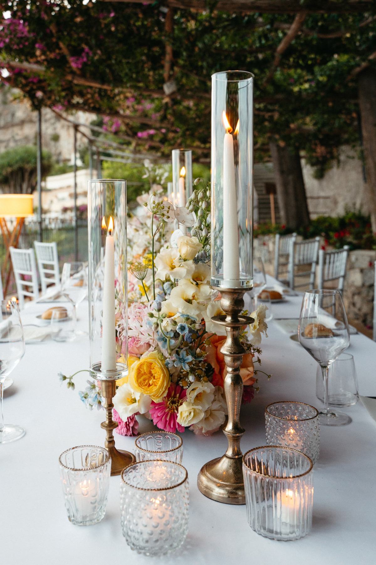 summer wildflower centerpieces