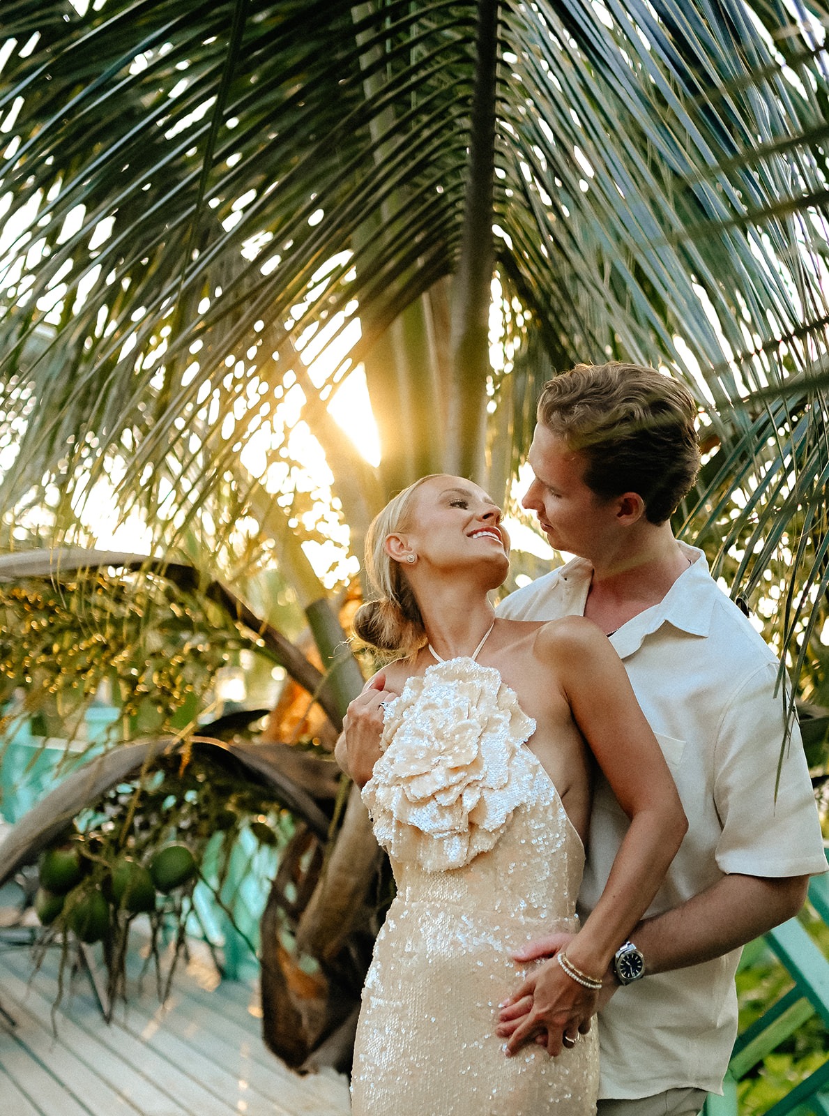 sequin gown for reception dress