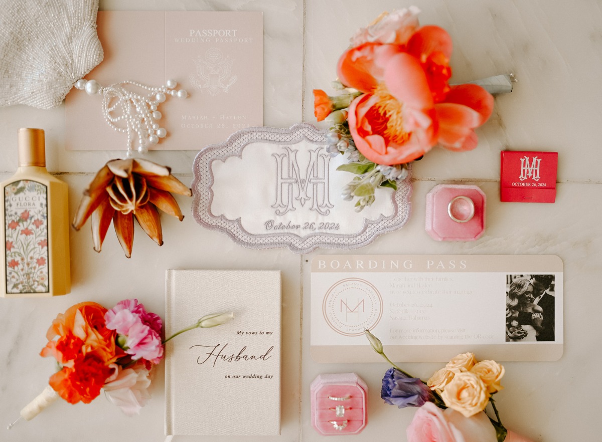 passport wedding invitation