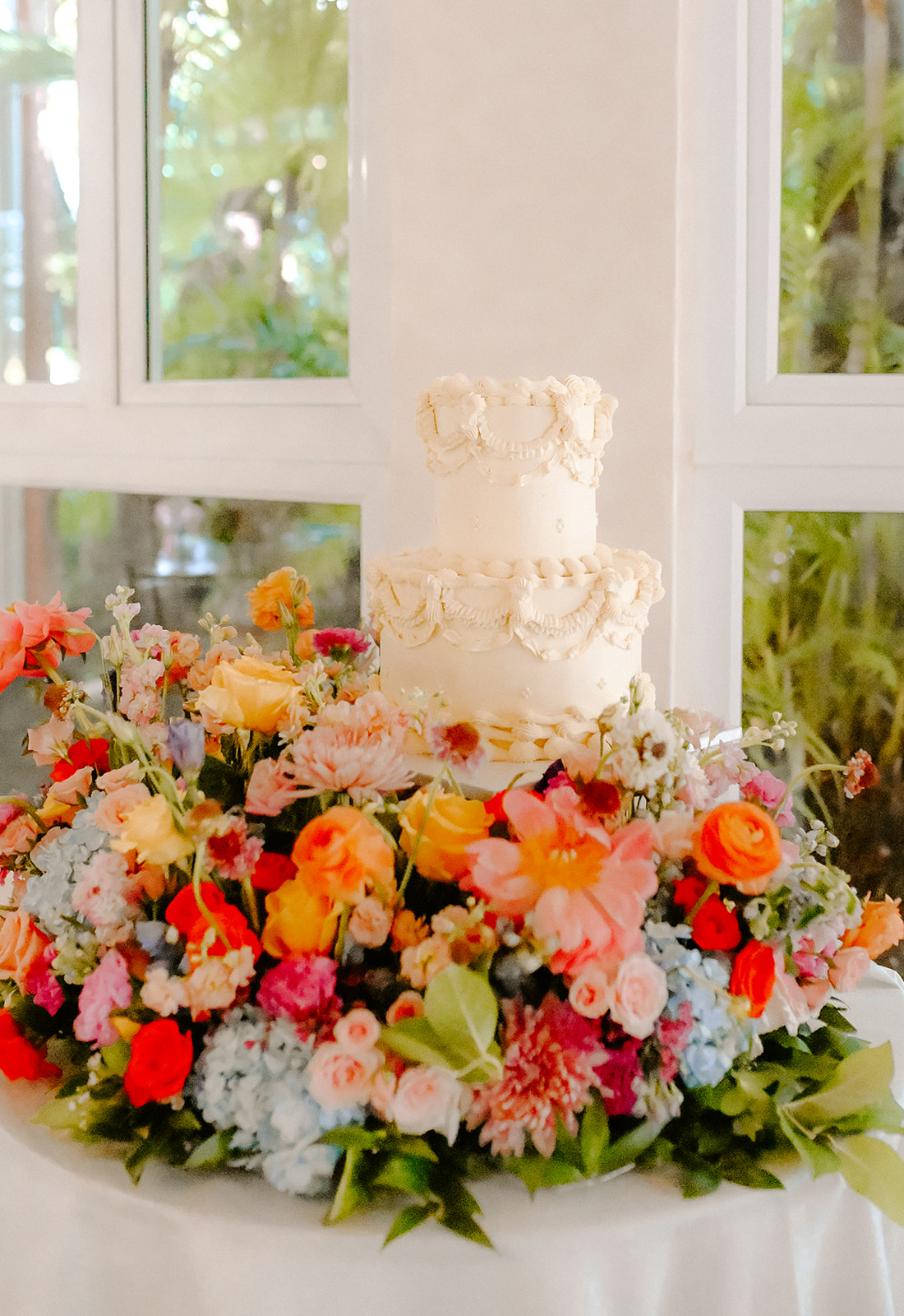 vintage wedding cake design