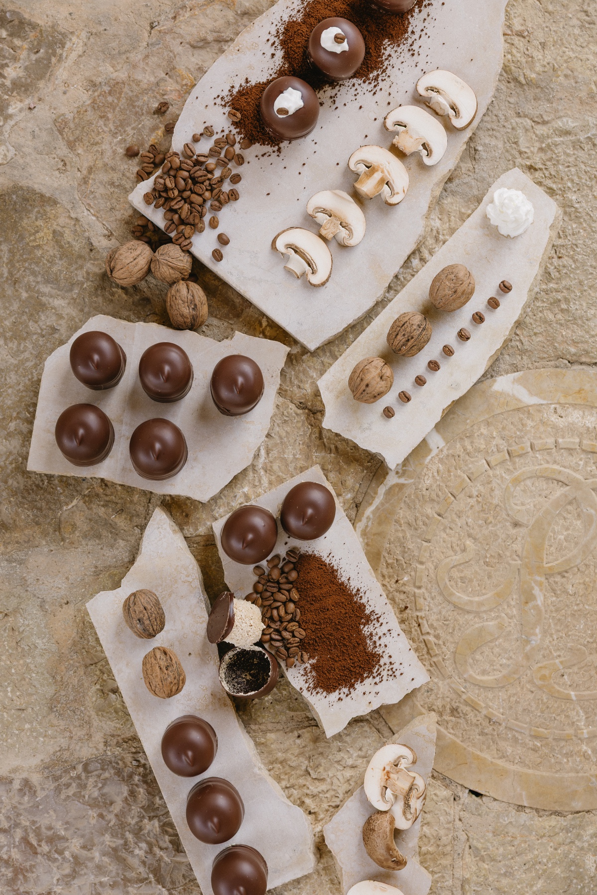 artful wedding food plating
