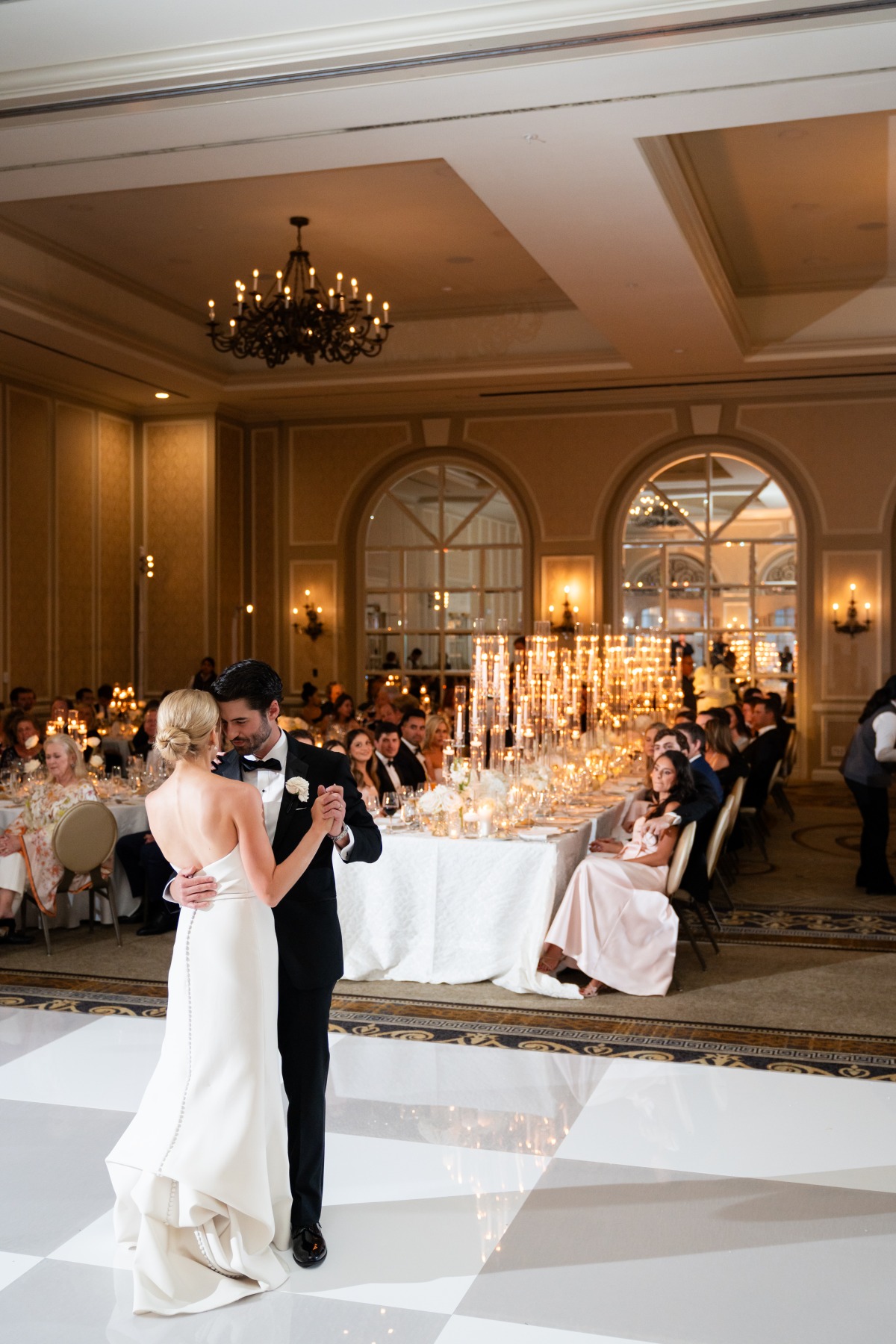 glass votive centerpieces
