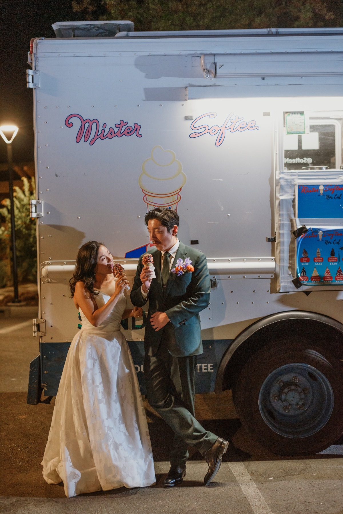 mister softee food truck for wedding
