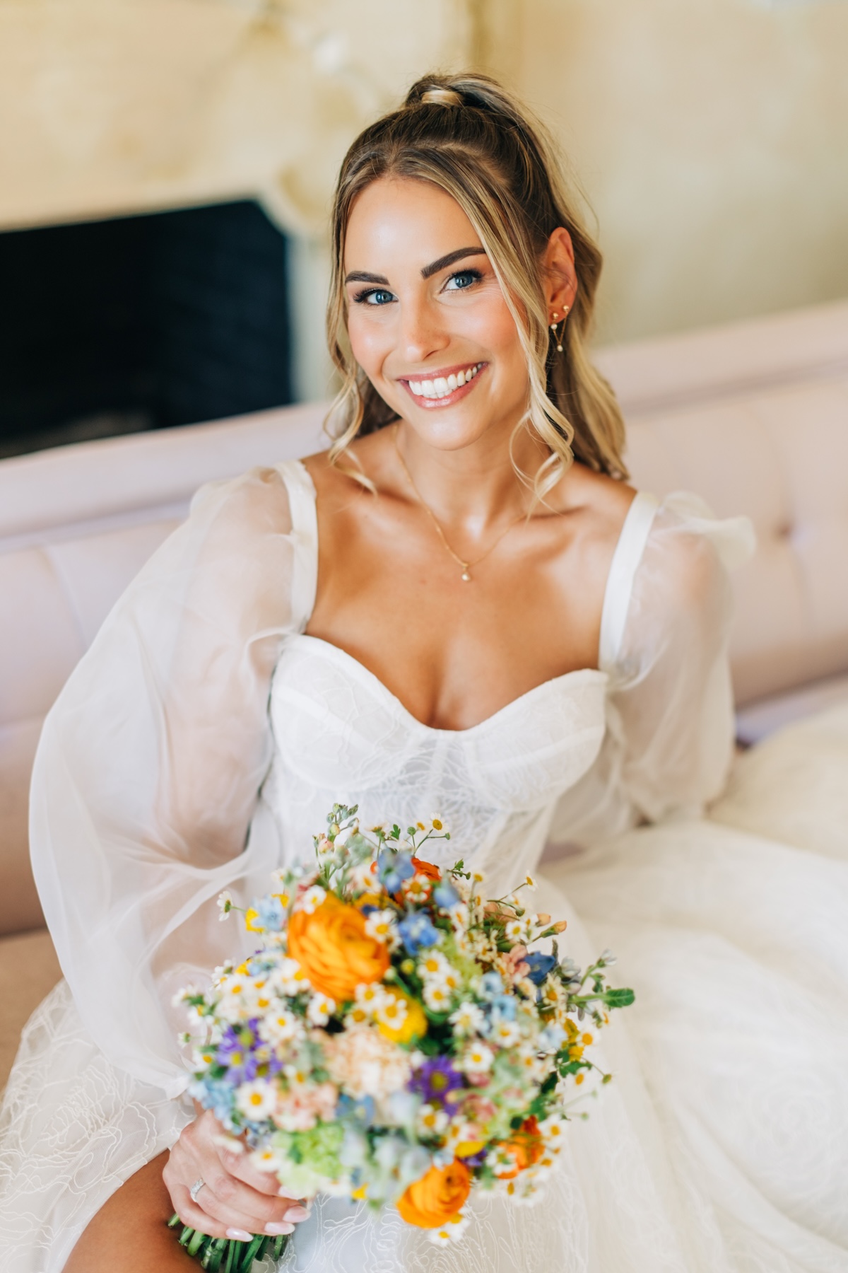 lace corset wedding dress