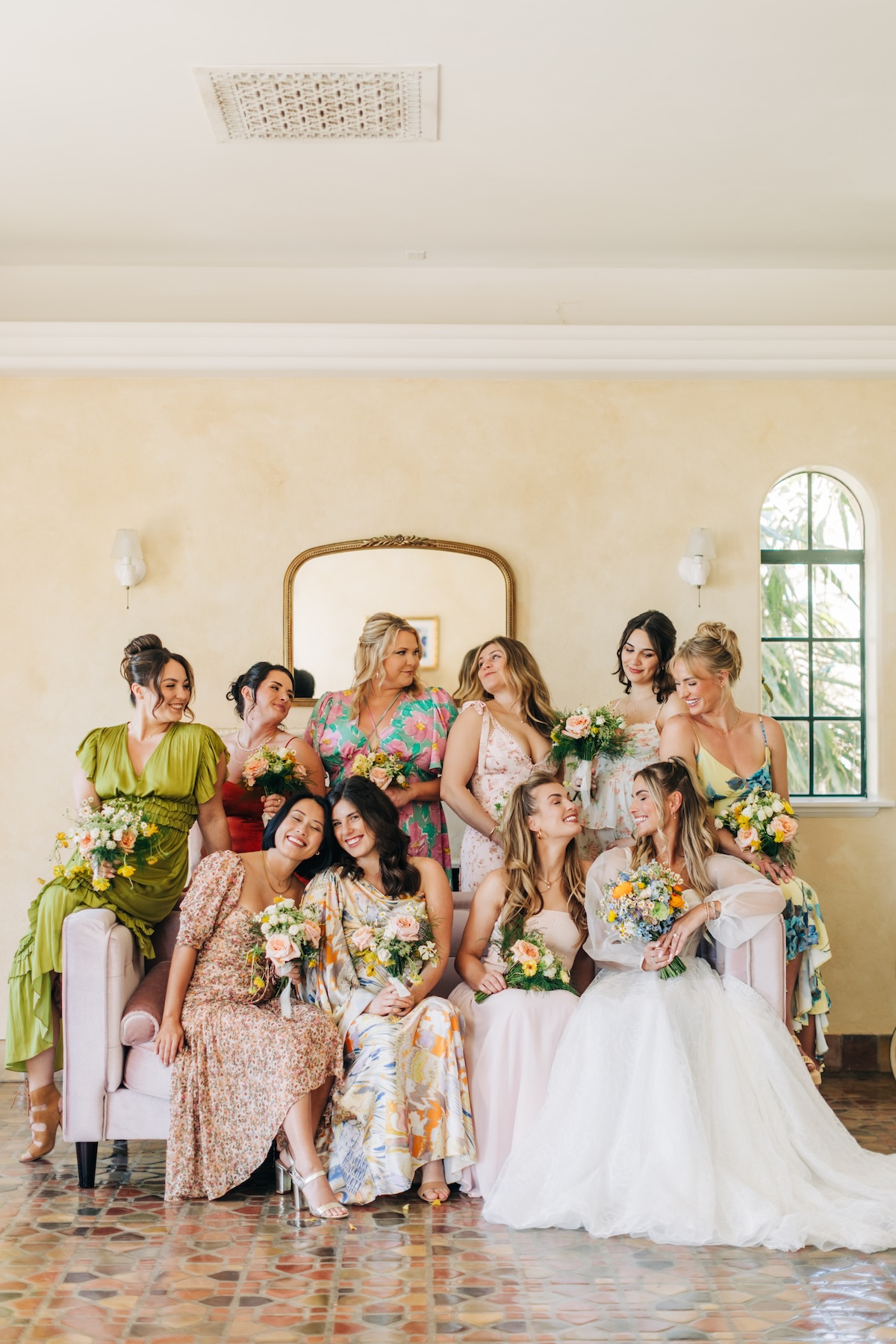 mix and match bridesmaid dresses