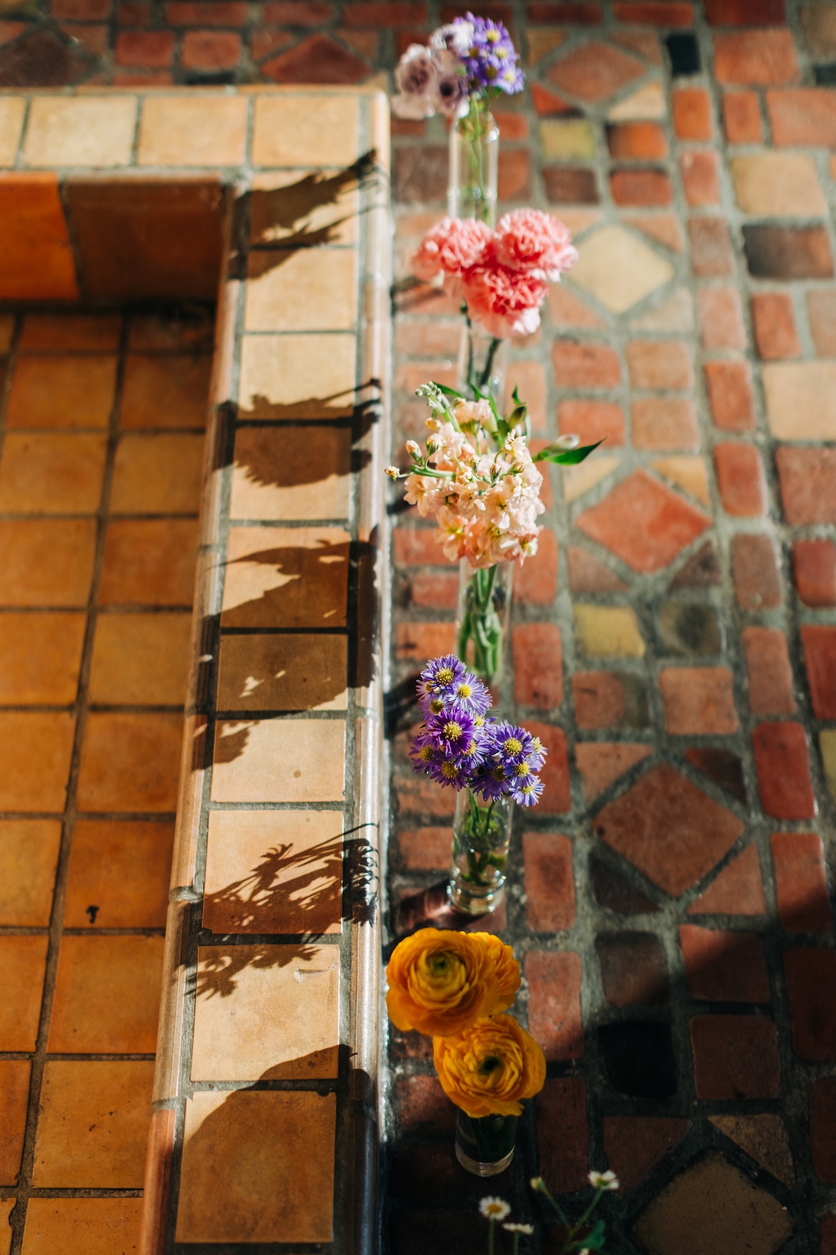 small rainbow bridesmaid bouquets
