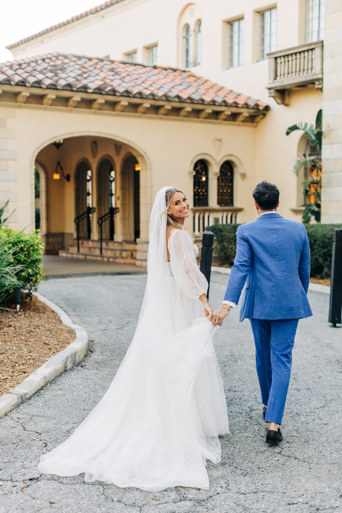 tulle wedding dress