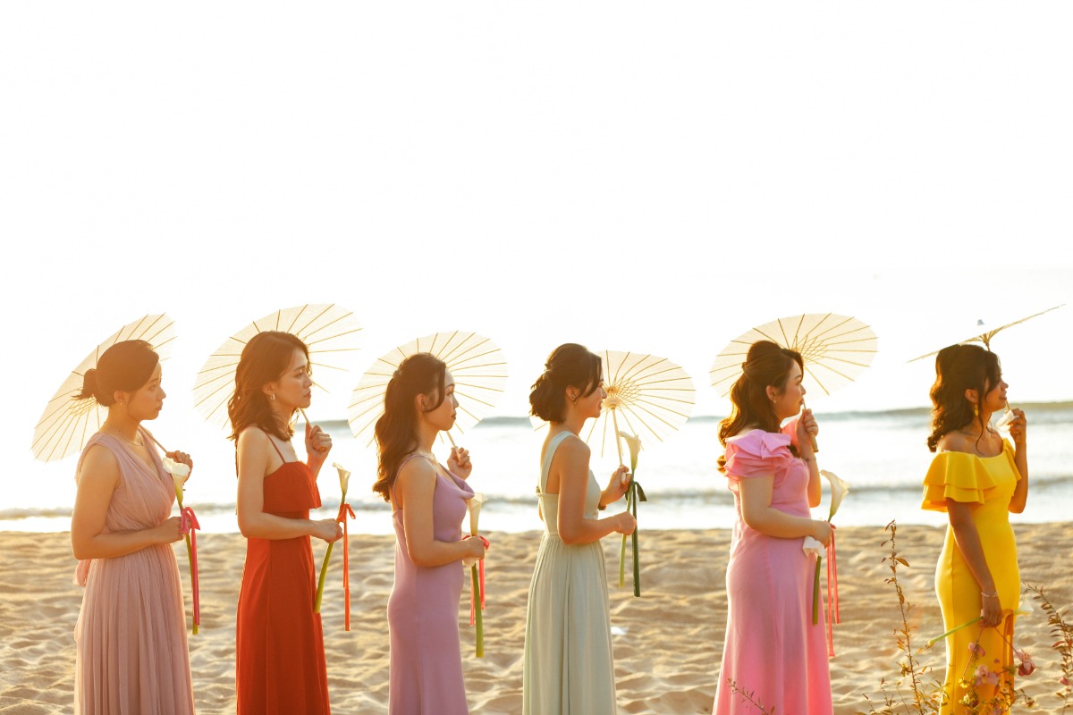 color palette dress code for wedding