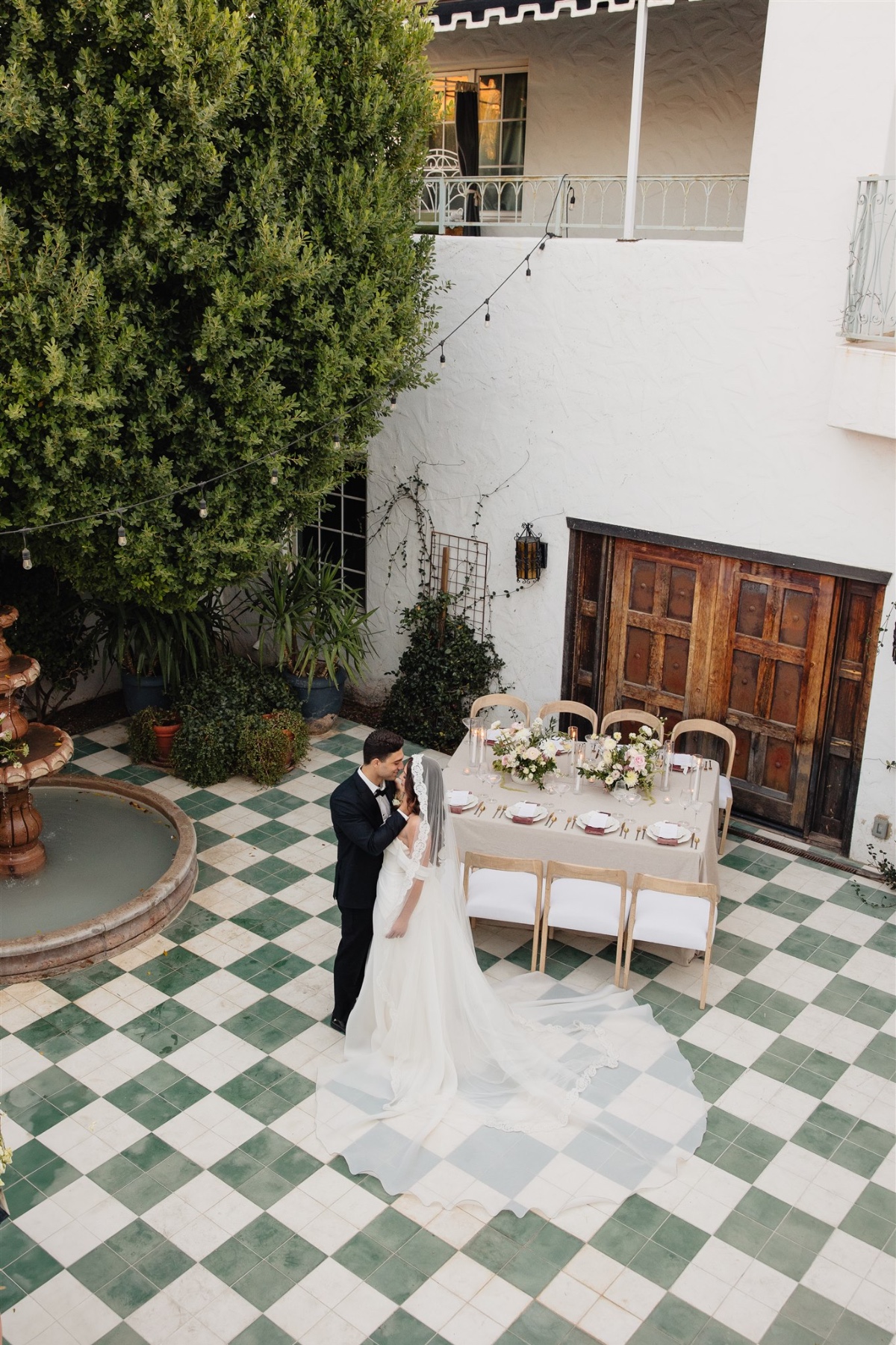 La Estancia Spanish villa wedding