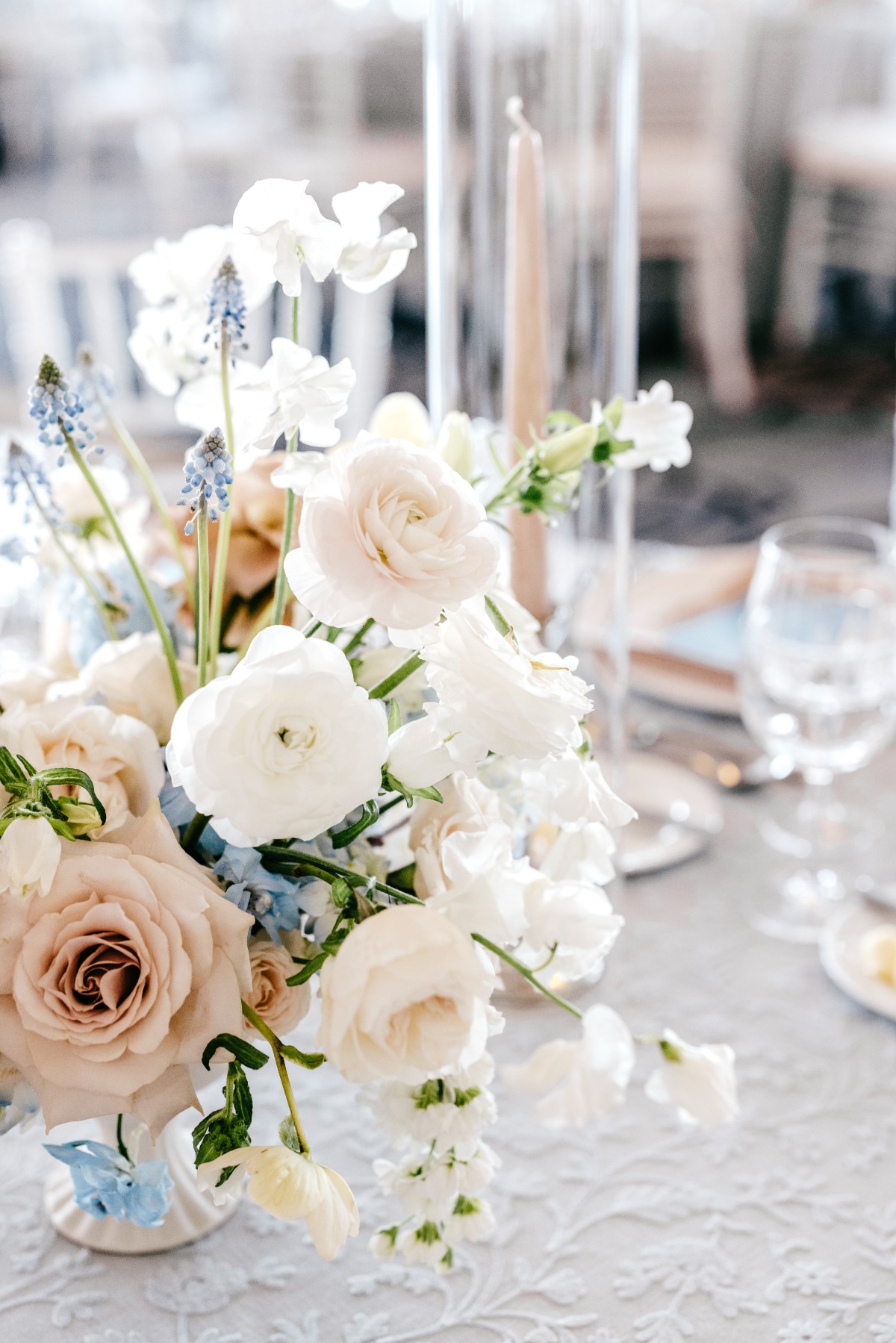 rose wedding centerpieces